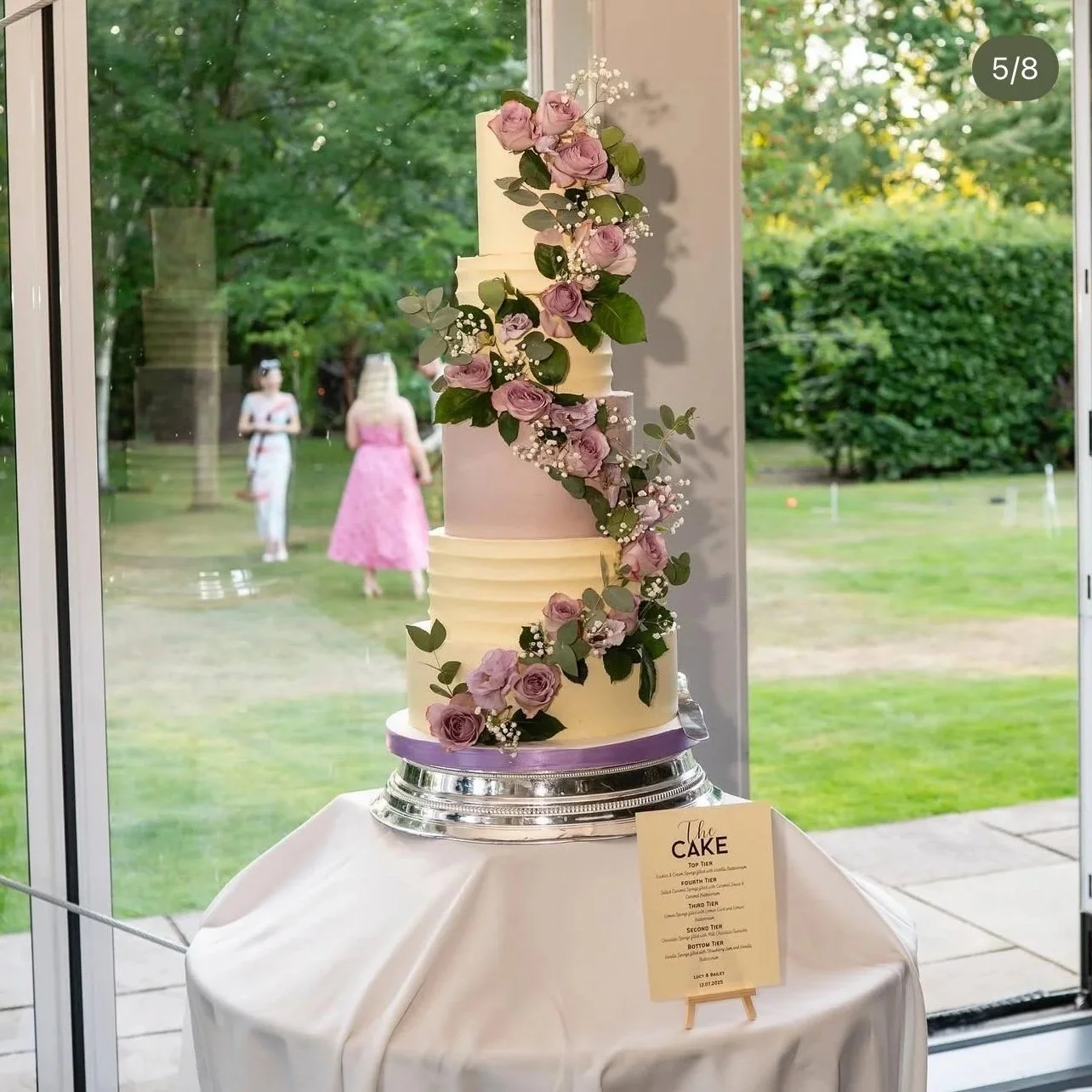 lilac-floral-big-wedding-cake-cheshire