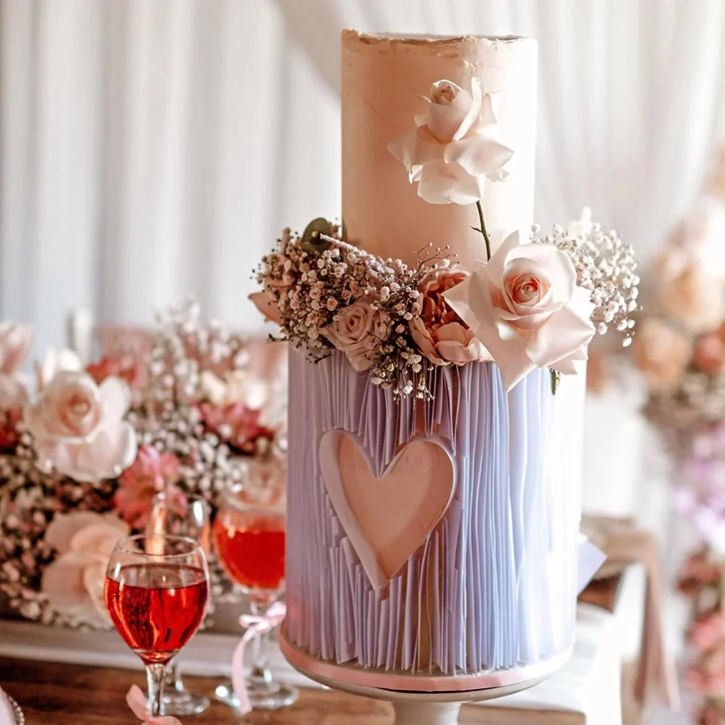 textured-wedding-cake-heart-pink-cheshire