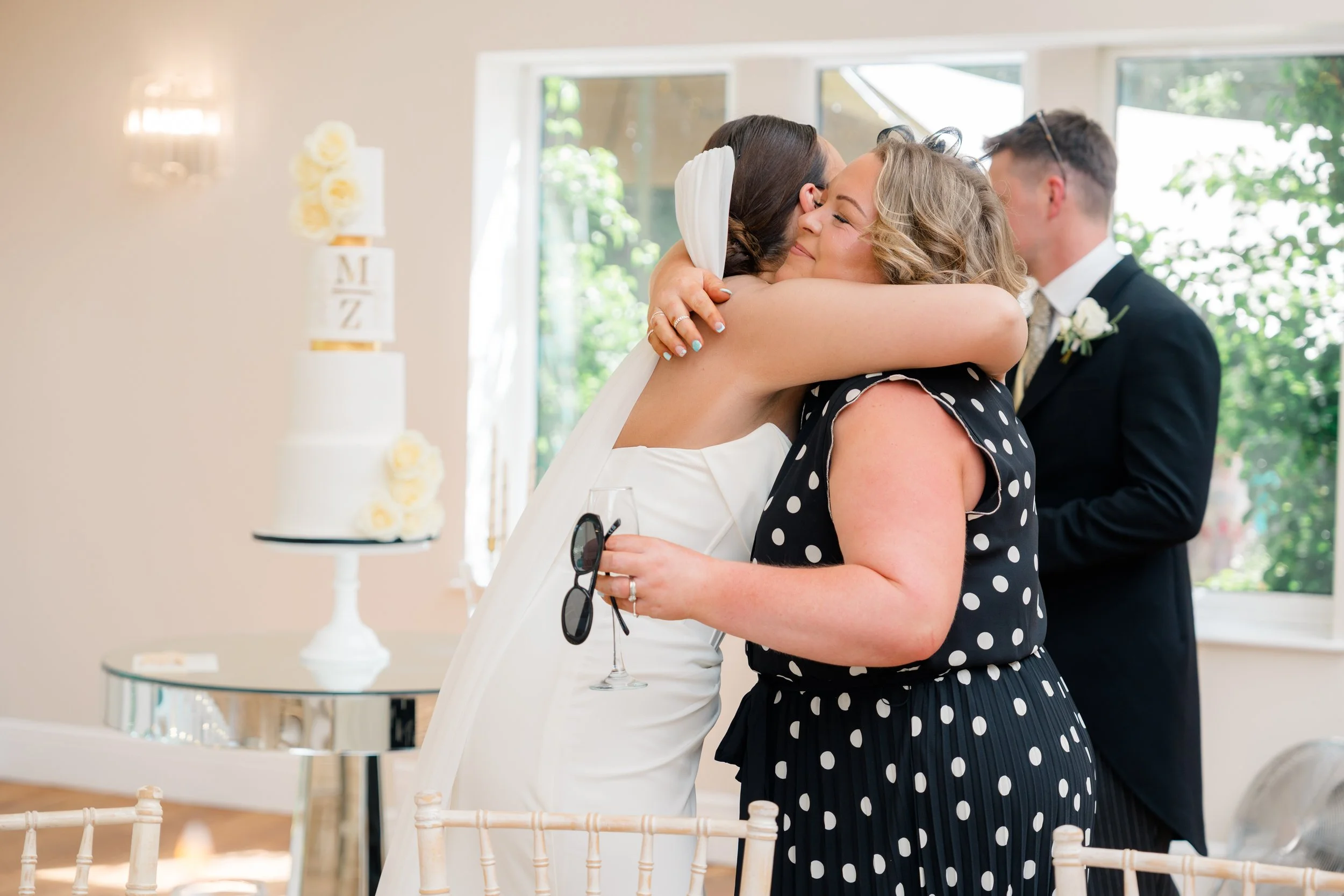 Molly &amp; Zach’s Wedding Cake at Wrenbury Hall