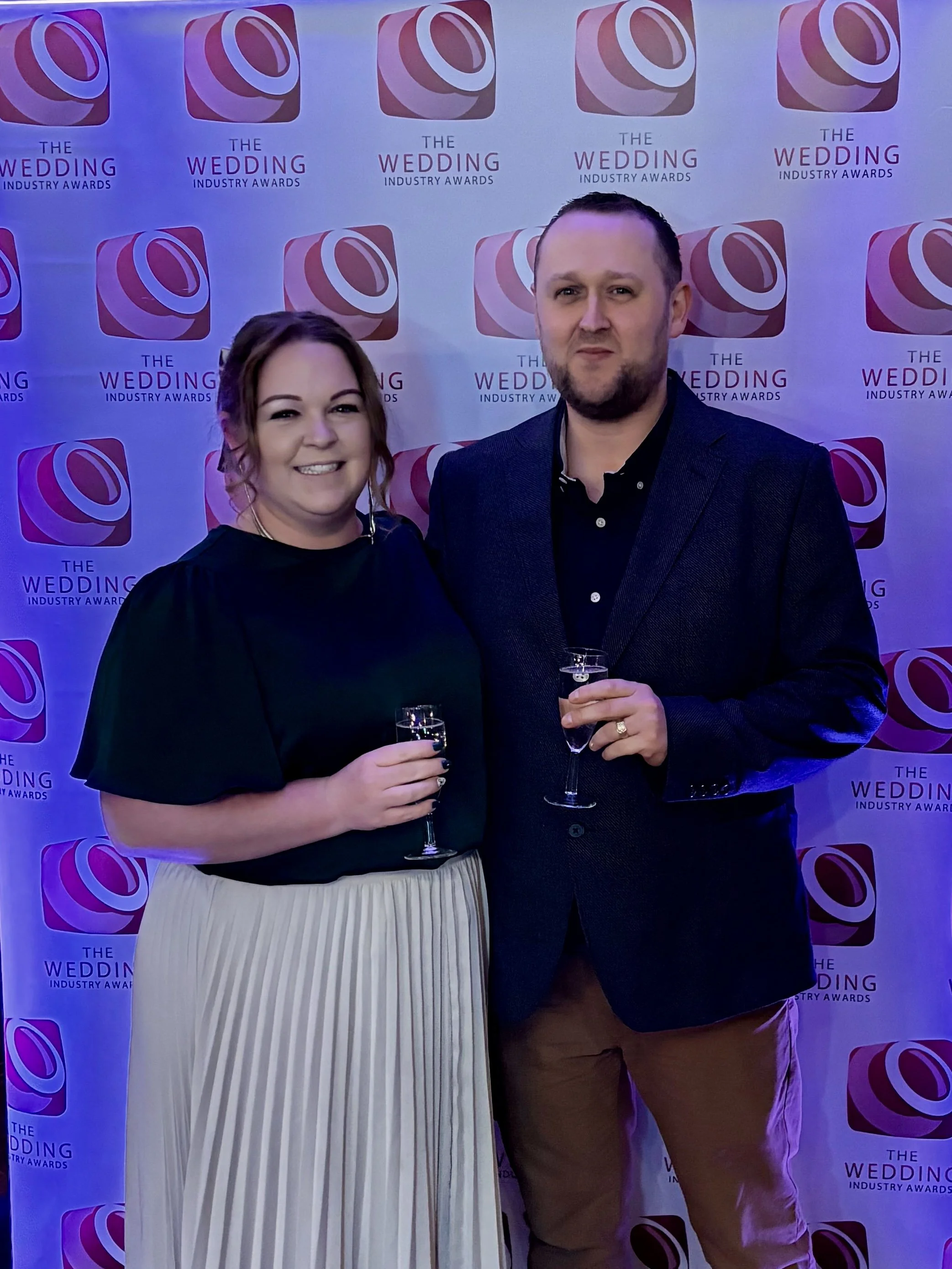 Merryfall Cakes Team at the NWI Awards in Knutsford Cheshire