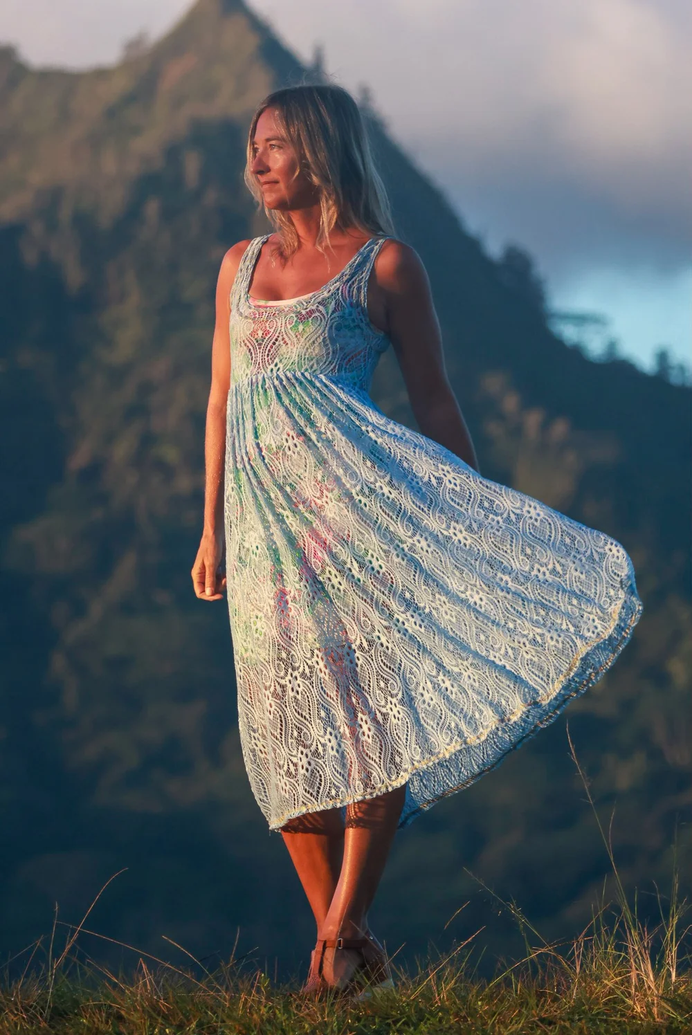 Jaybird Dress Lace in Babybird  AUTUMN TENEYL