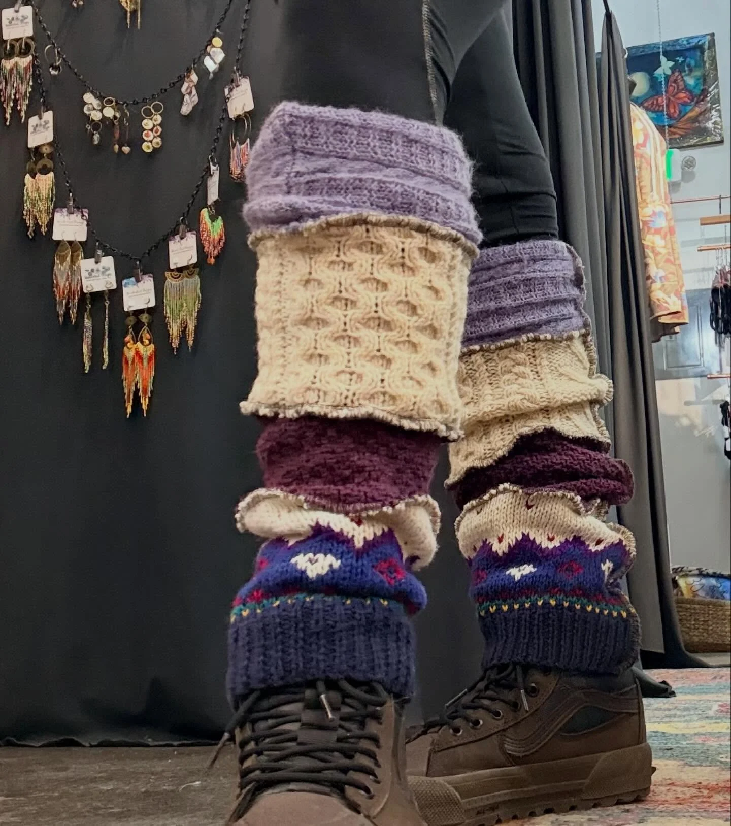 We&rsquo;re stoked to carry JAX Upcycled at Autumn Teneyl&mdash;handmade, one-of-a-kind, and ECO friendly! Cute and conscious? Yes please. 💚♻️✨ @jaxupcycled