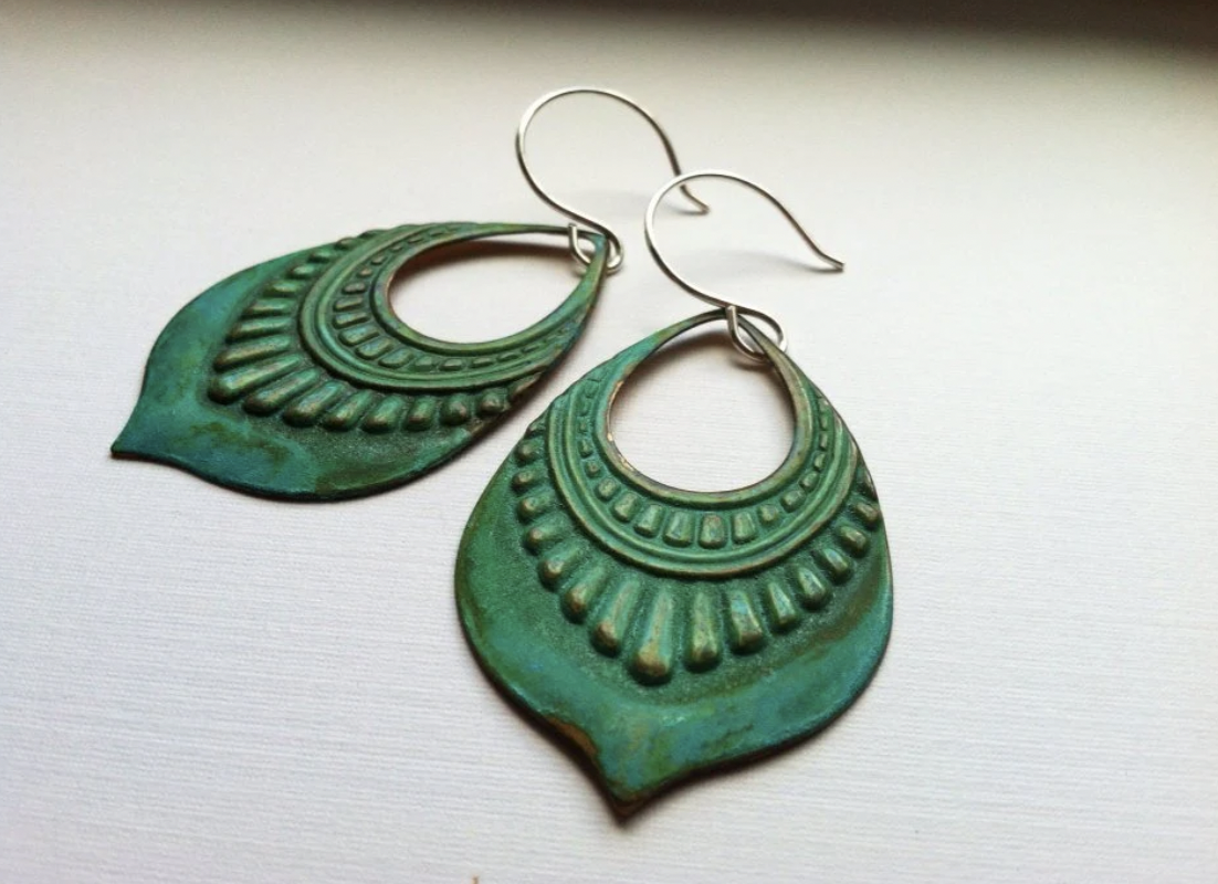 Roma Verdigris Earrings - SSD Jewelry