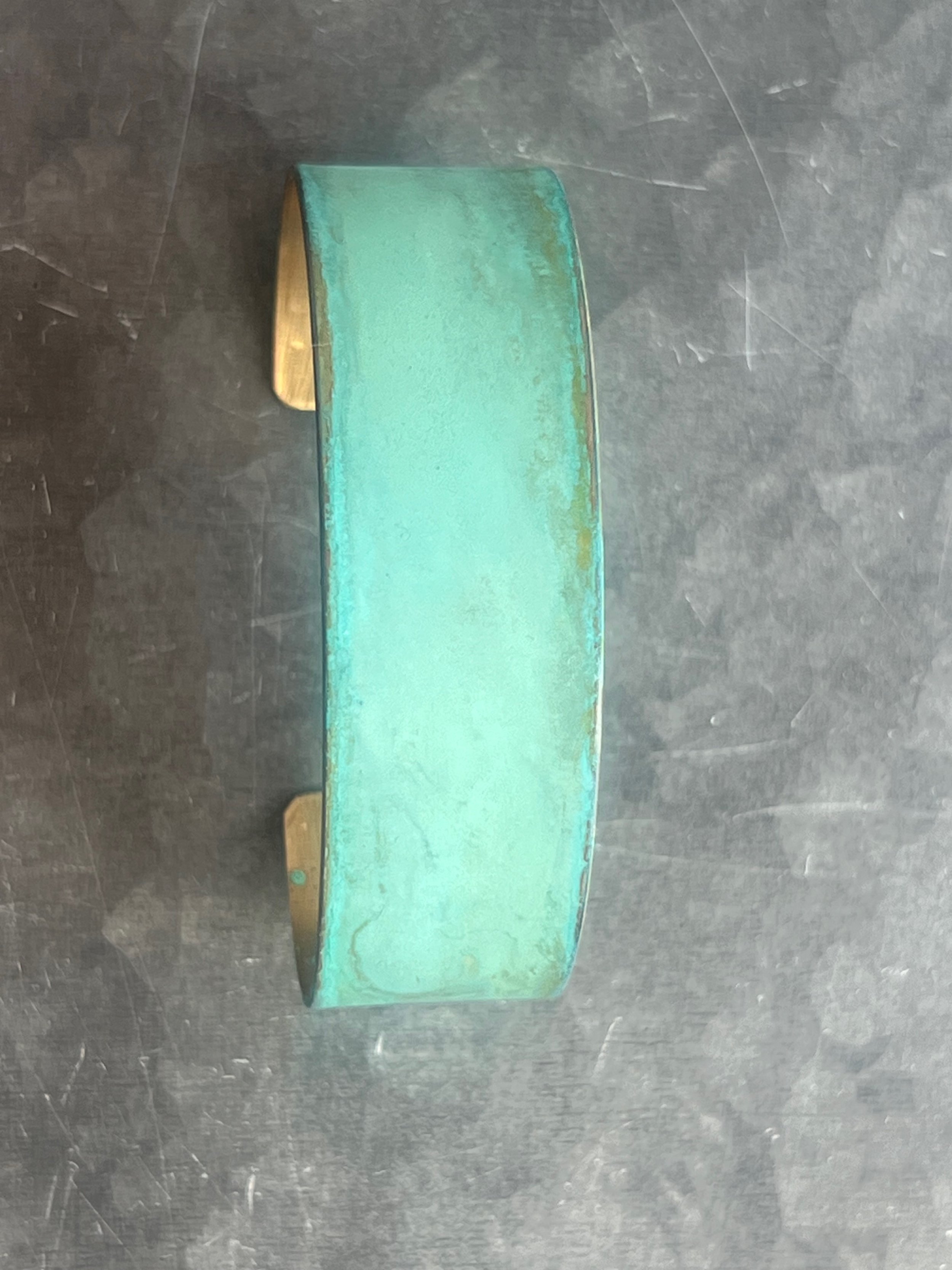 Verdigris Patina Cuff .75"- SSD Jewelry