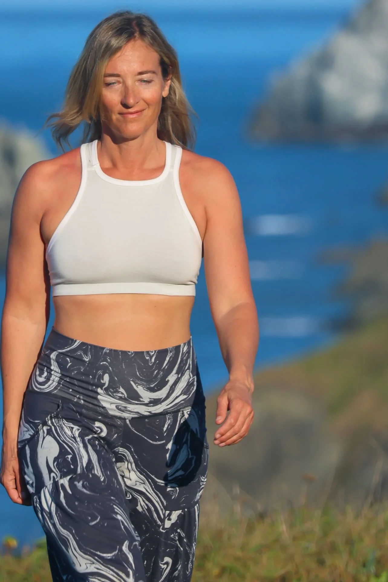 Taro Bra Top White Bamboo