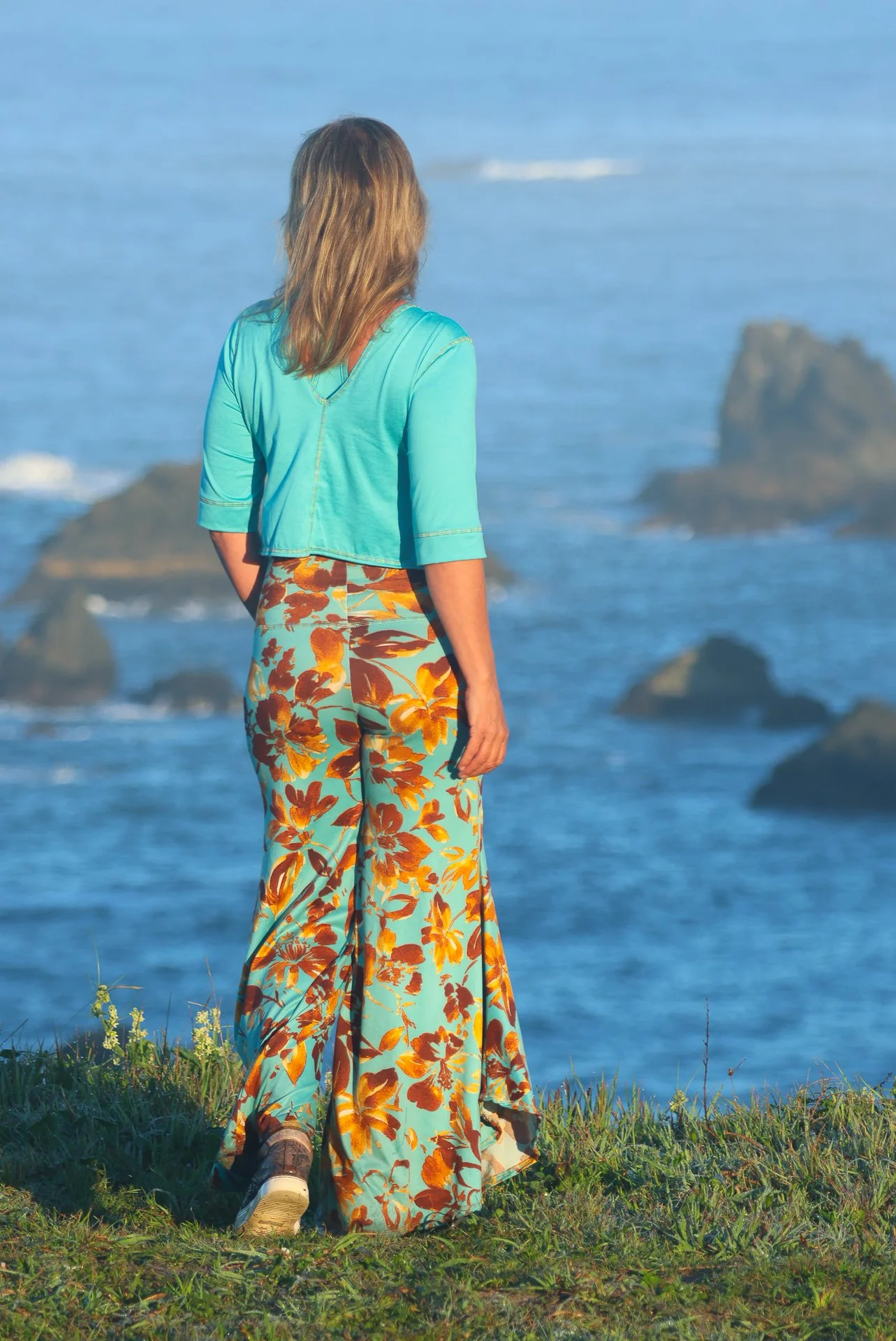 Parma Pant in Topaz Garden