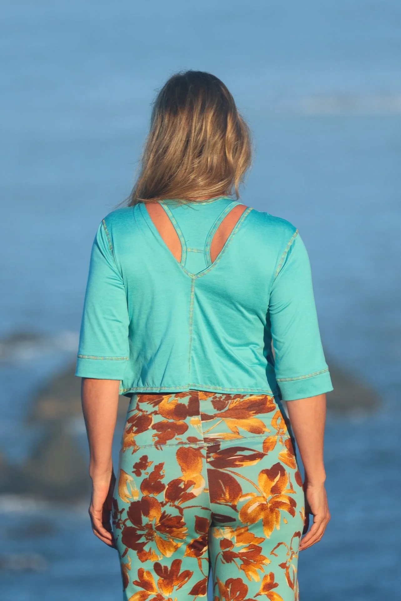 Shakori Top in Topaz