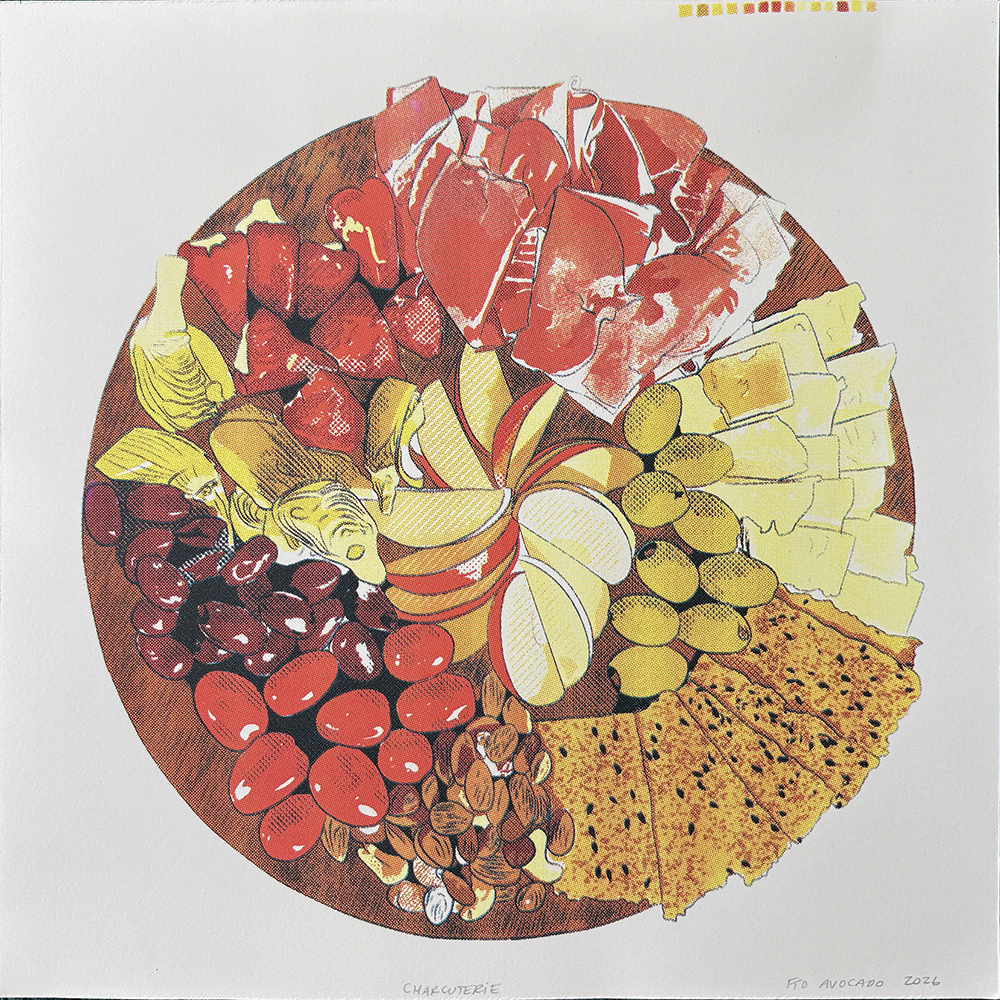 Charcuterie screenprint