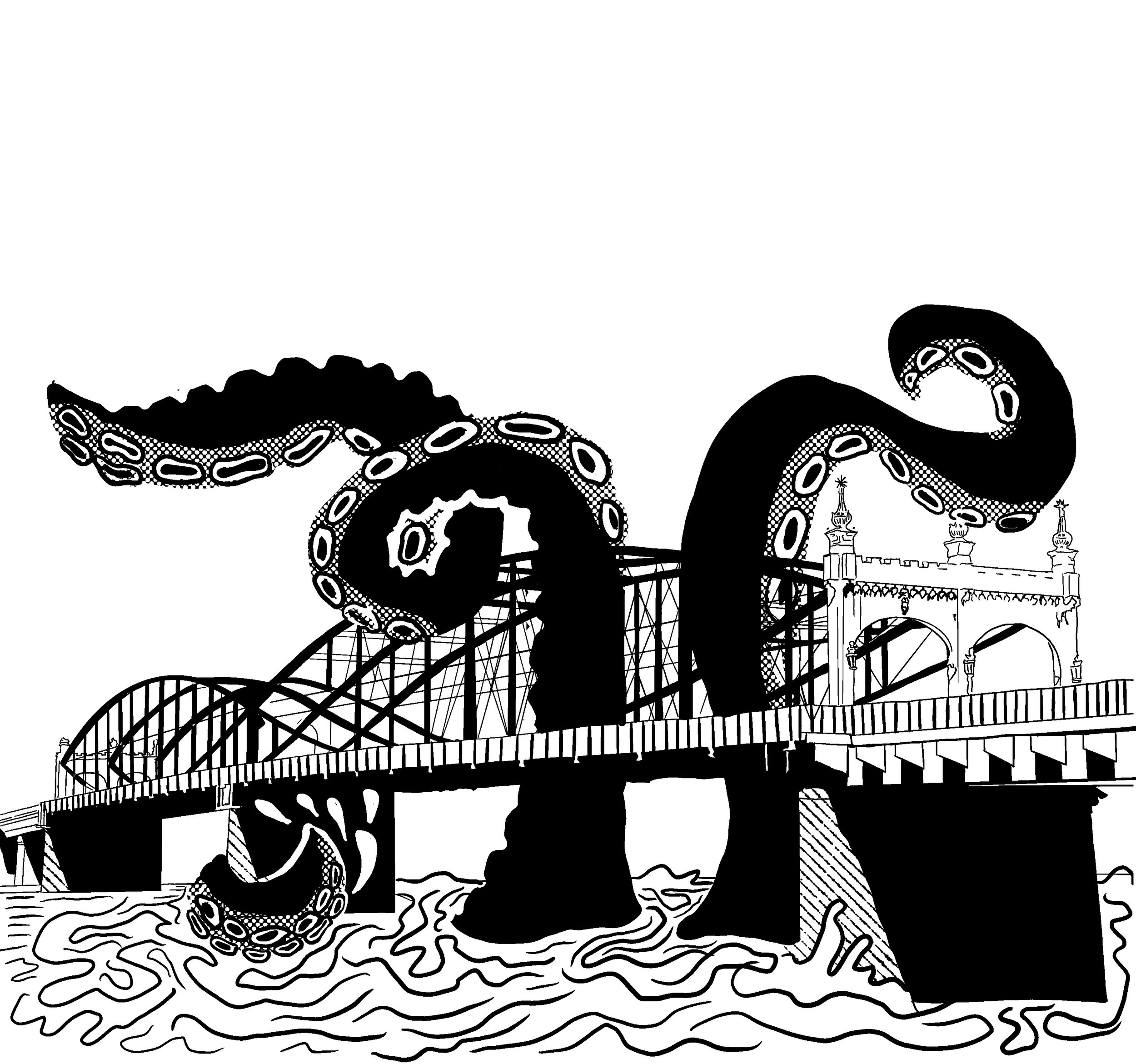 Monongahela Monster, 2025, commission for Alternate Histories