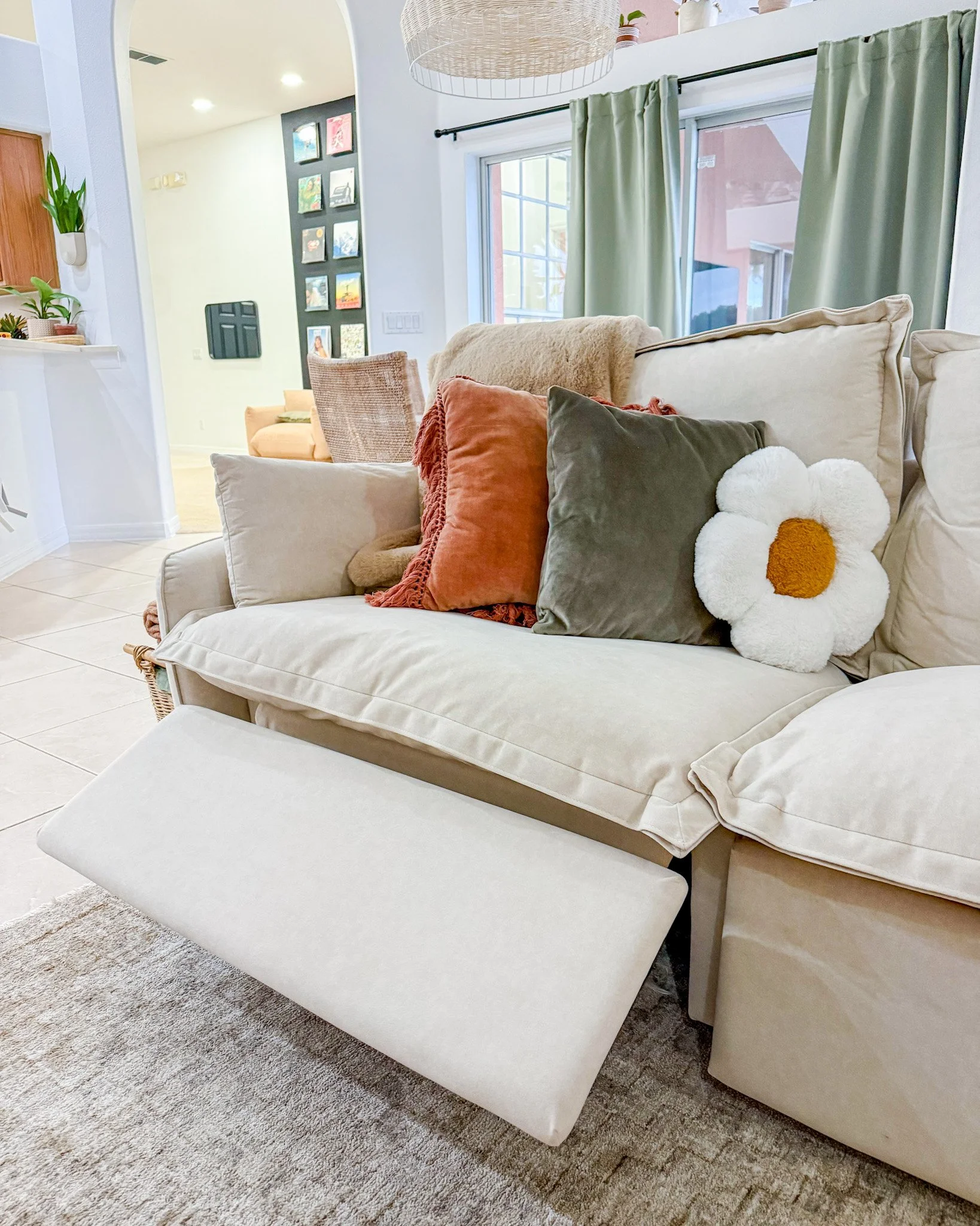 Oversized modern reclining couch review