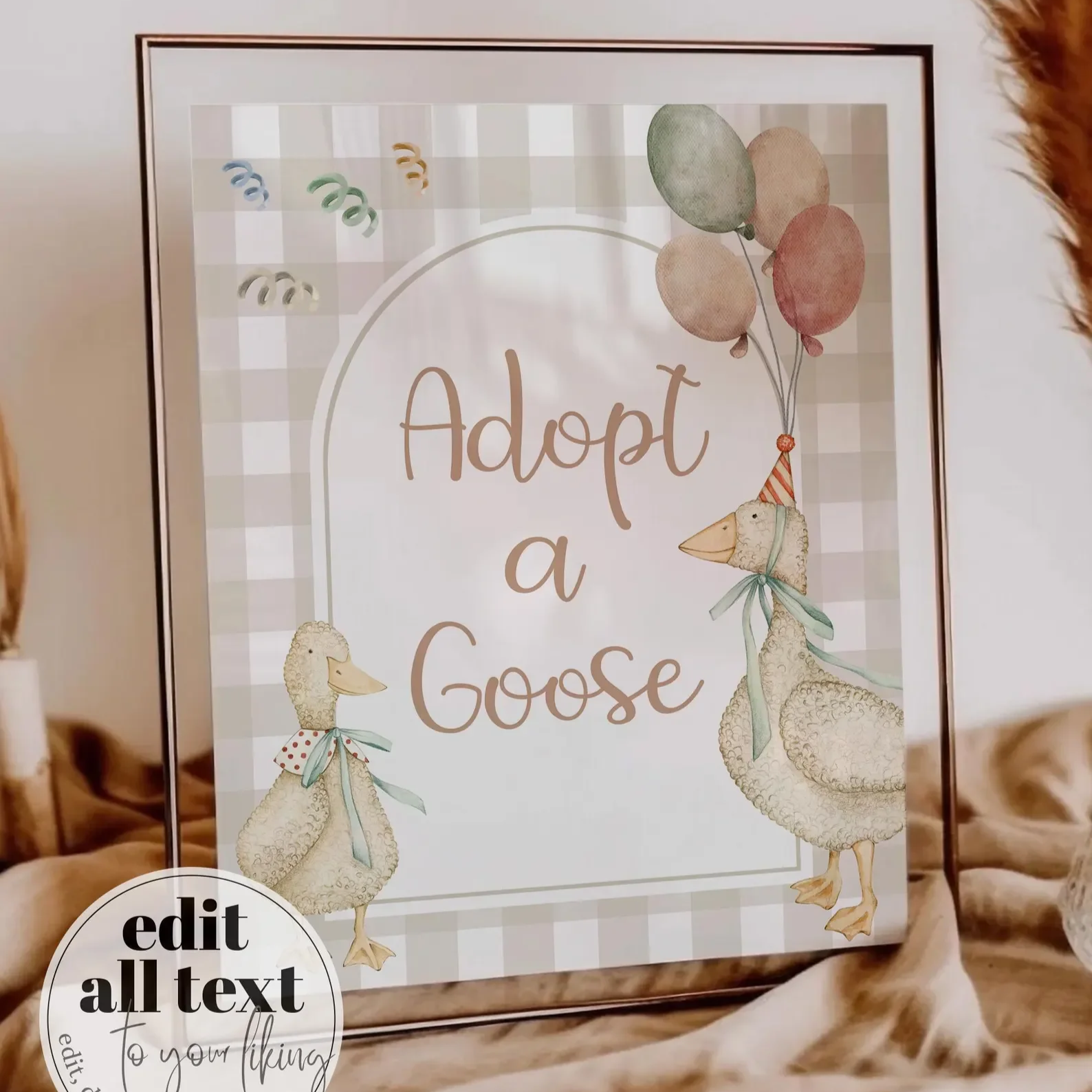 Plan the cutest ONE Silly Goose first birthday party! Get ideas for decor, food, desserts, shopping lists, and a full checklist for a perfect celebration.