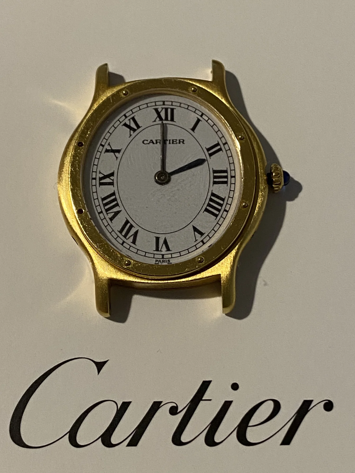 Cartier Arcade 9505 Paris Dial Federico Piguet 21 B.Eska Movement