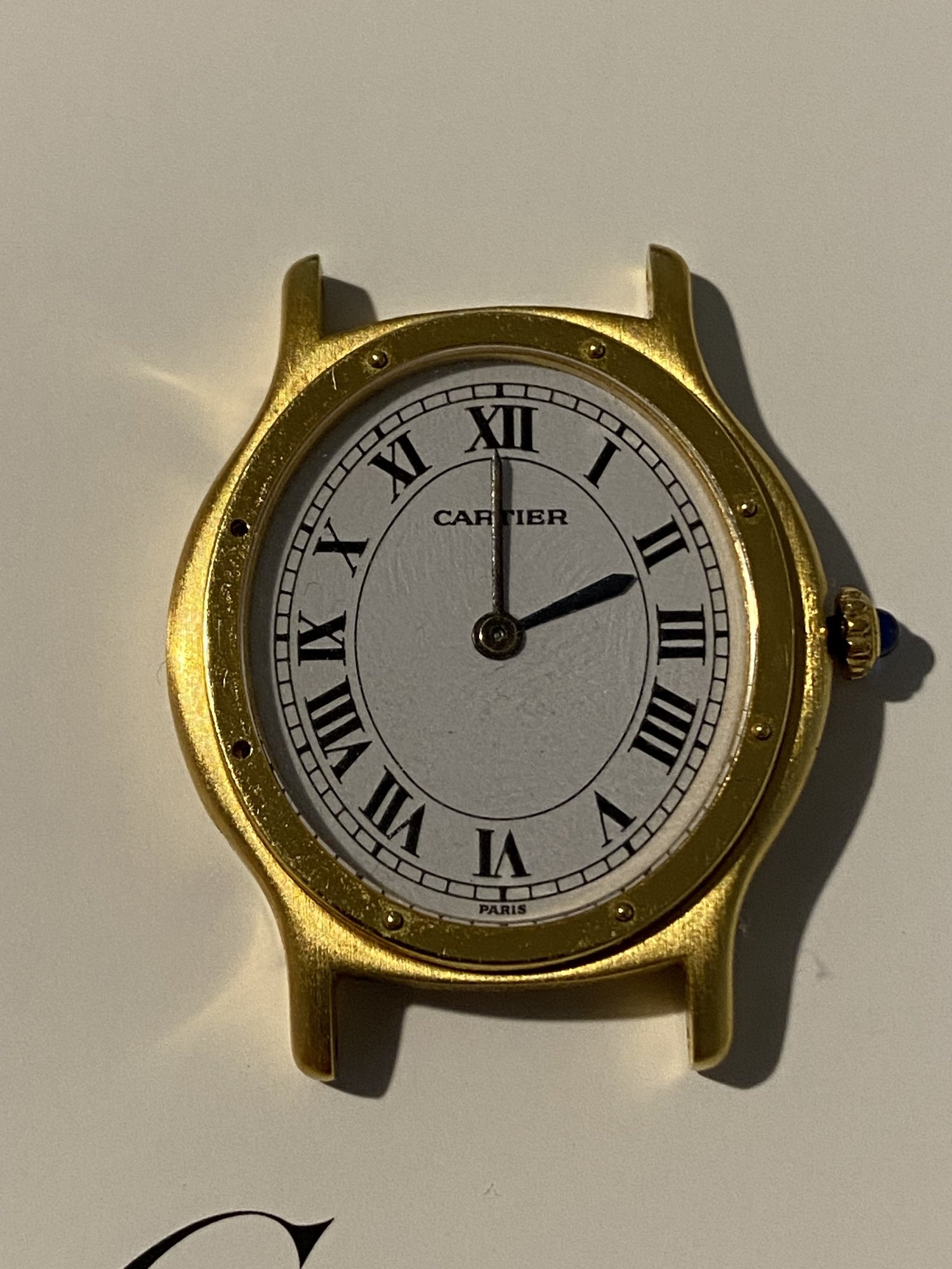 Cartier Arcade 9505 Paris Dial Federico Piguet 21 B.Eska Movement