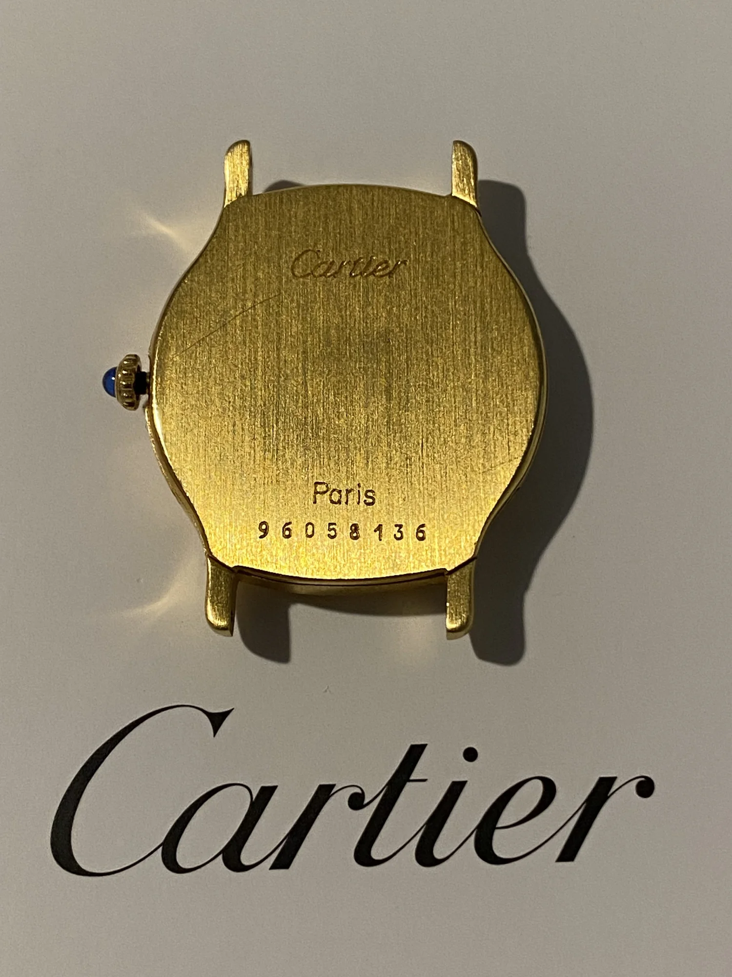 Cartier Arcade 9505 Paris Dial Federico Piguet 21 B.Eska Movement