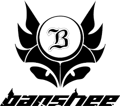 A black and white logo featuring a large letter 'B' inside a circle, with stylized wings and floral elements around it, and the word 'Darkside' below.
