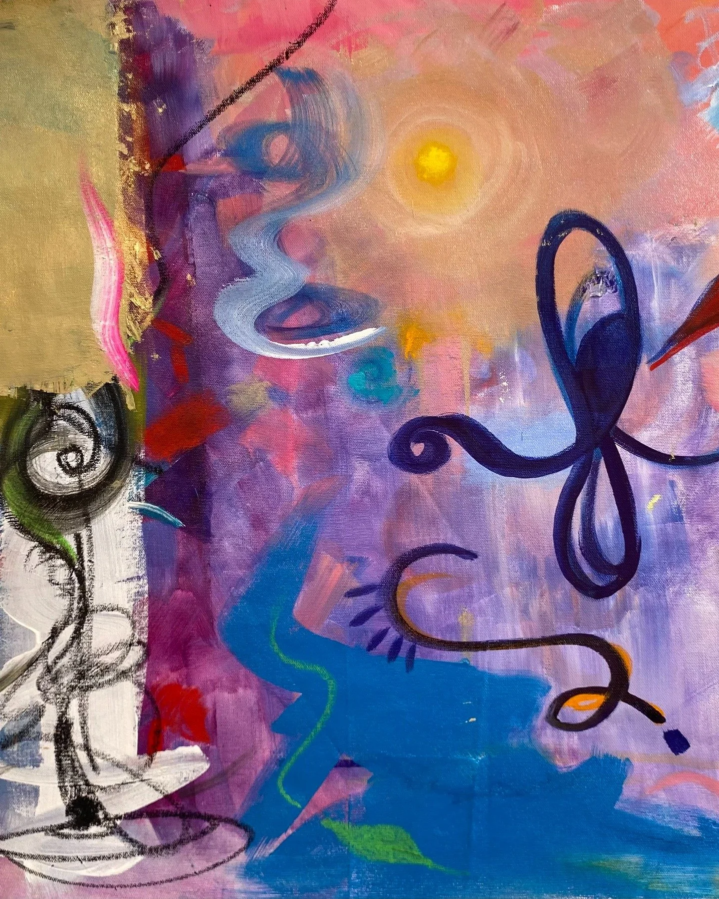 My first painting of 2026 is called "Military Action"_oil #phoebelegere #artoninstagram - .