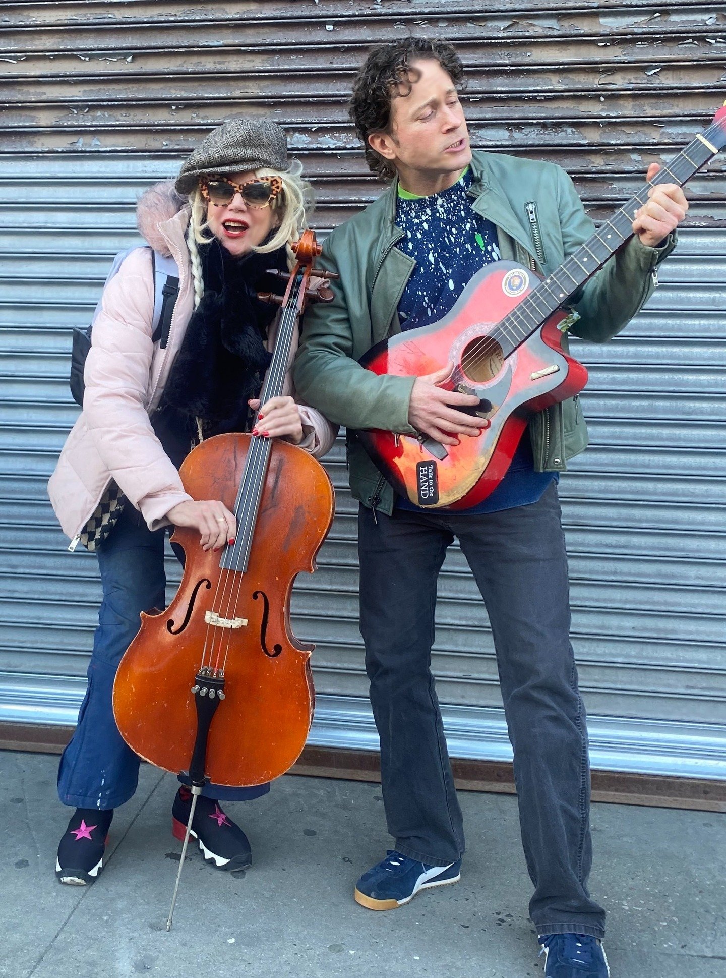 A little birdie told me I might find a child size cello at Materials for the Arts @mftanyc ! There it was!
I played a note&hellip; and was magically joined by our incredible multi-talented teaching artist, @thornedarrell ✨
Now, we wait. Which child w
