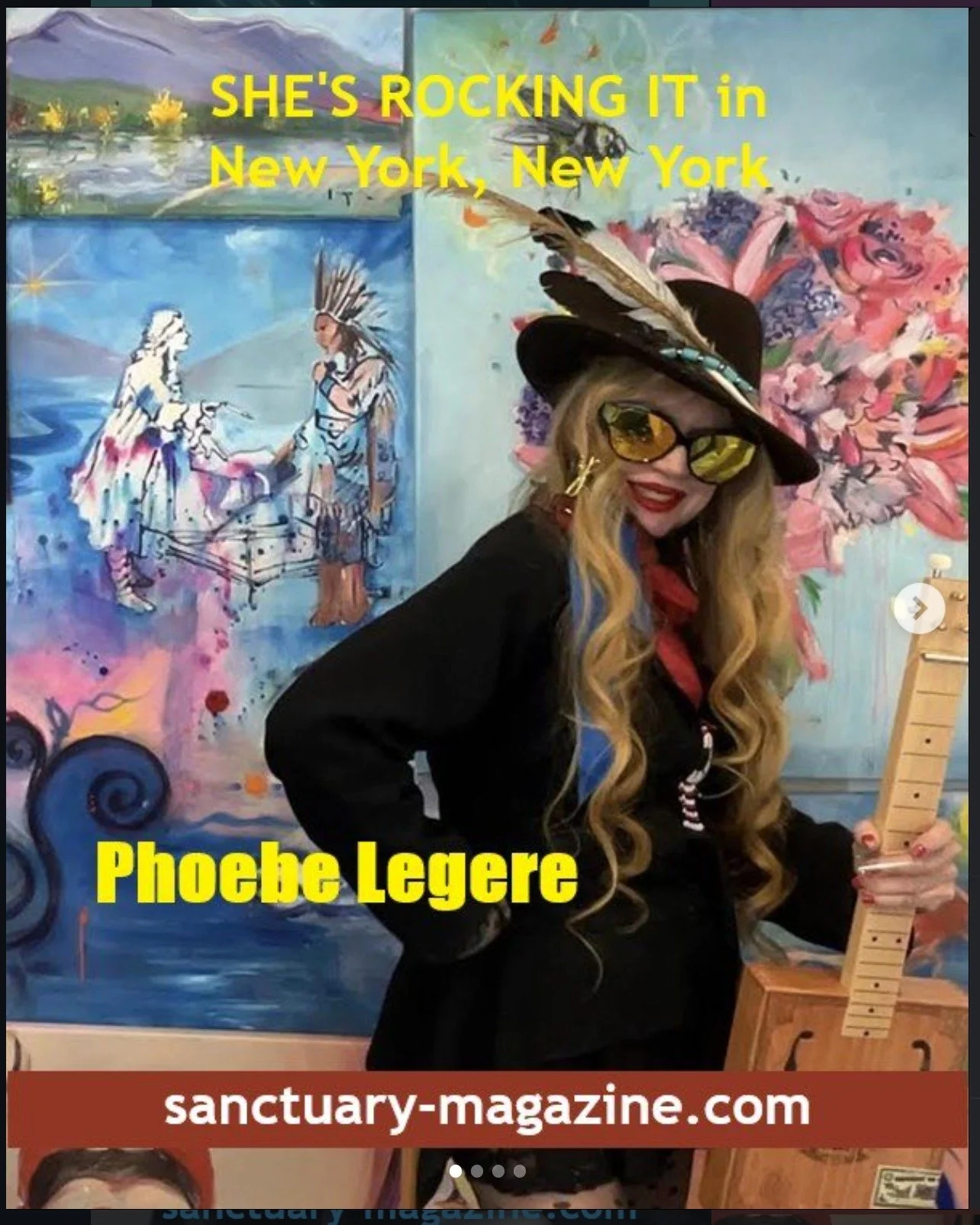 WOW! Beautiful cover story about our free after school arts programs for children in Sanctuary Magazine. Thank you amazing Myrna Haskell for being the enlightened powerhouse behind @sanctuarymag2016 !- We are profoundly honored. Thank you to the wond