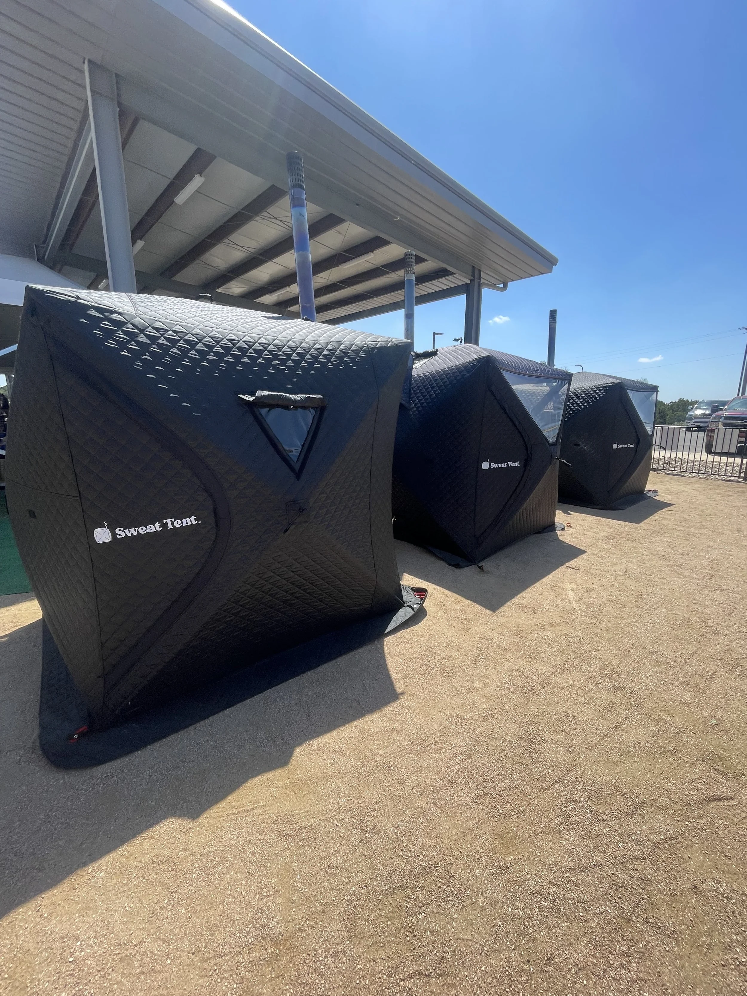 SweatTent Saunas Set Up for Outdoor Use