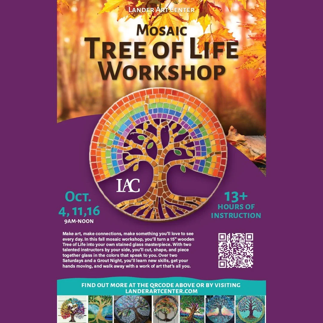 ✨ LAST MINUTE OPENING! ✨⁠
⁠
You're in luck! A single spot just opened up in our Tree of Life Mosaic Workshop that starts TOMORROW!⁠
⁠
This is your chance to unplug, get creative, and make a stunning 15-inch stained glass mosaic that you'll be proud t