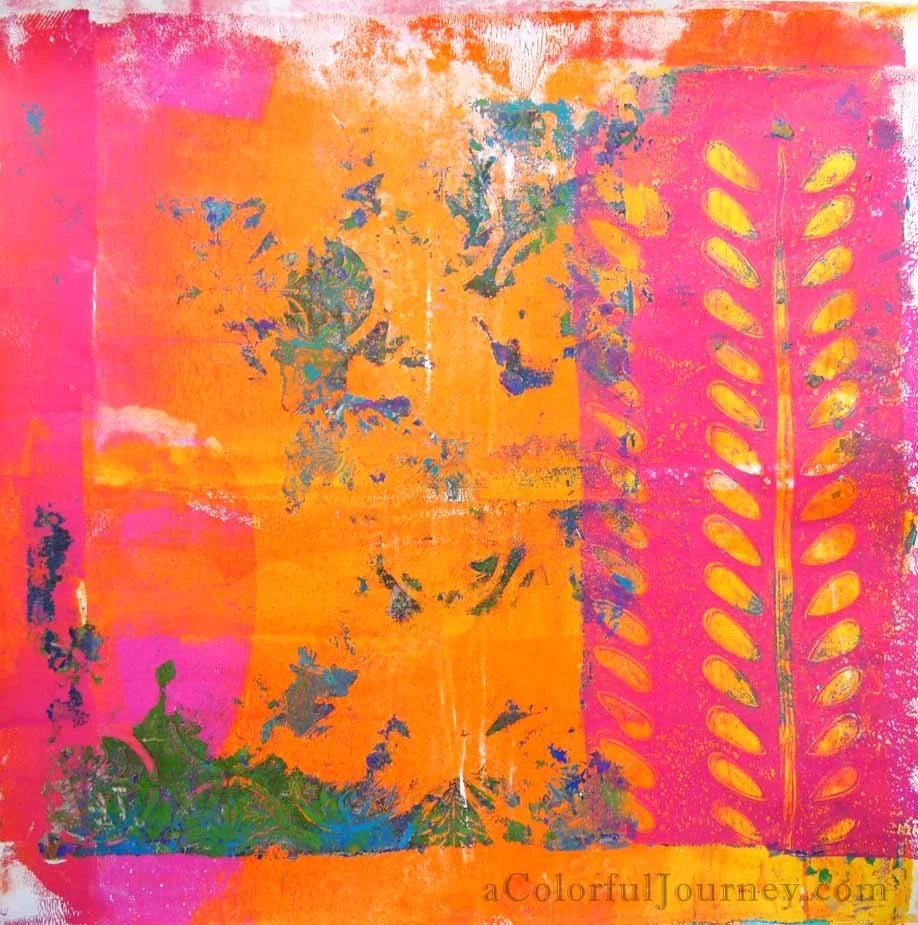 No press? No problem! ⁠
⁠
Swipe to see the magic of Gelli plate printmaking! ⁠
⁠
Join us for a super fun, three-Tuesday workshop where you&rsquo;ll learn to create stunning, one-of-a-kind prints without any complicated equipment. Instructor Susan Gri