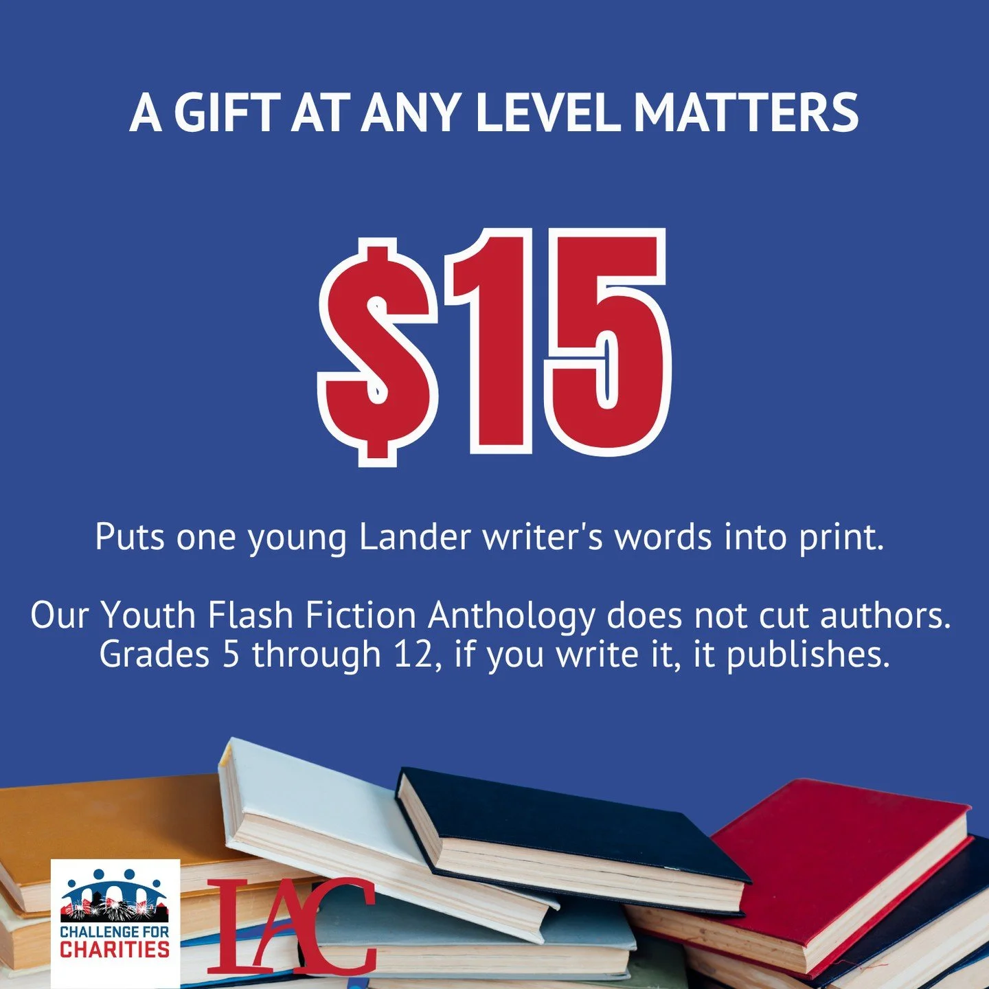 Every donation counts, every dollar matters. ⁠
The number of people who give matters as much as the total raised. We are aiming for 200 Lander donors this year. Every gift counts toward that number, and we count every single one.⁠
⁠
