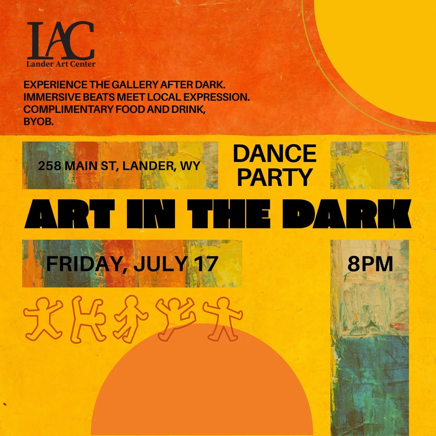 Art in the Dark! Come party with us in the gallery next week, 8PM.