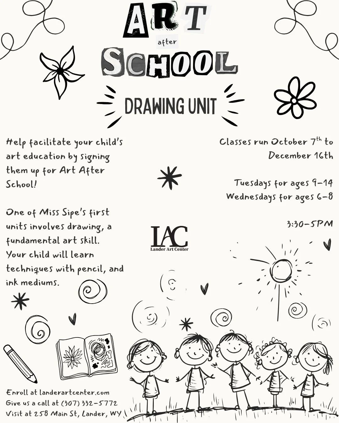 You know what time of year it is? Time for Art After School, of course! In this extensive, fun art class, your children will learn a variety of skills. Today's spotlighted curriculum is the drawing unit! During this unit, kids will learn the fundamen