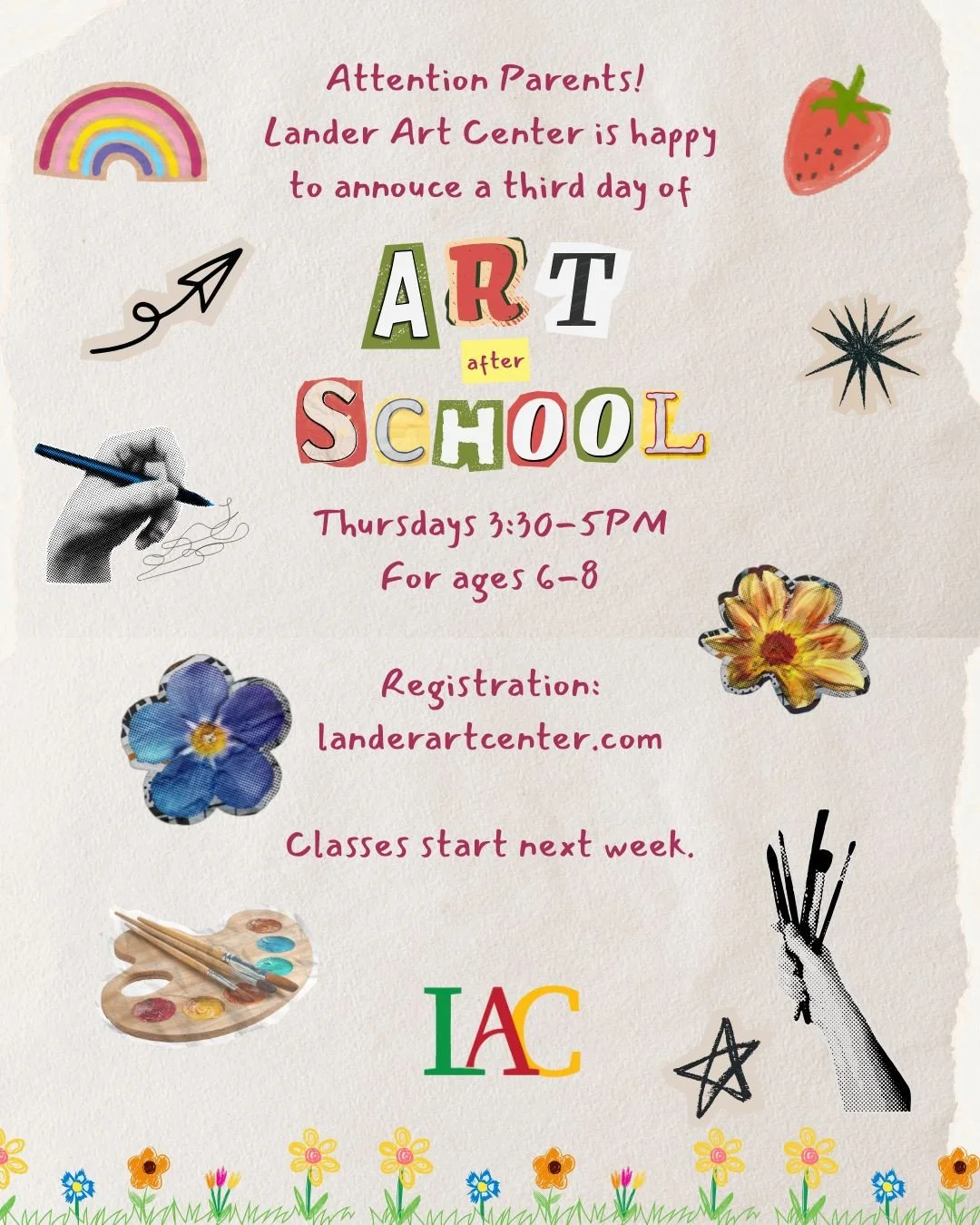 We were so excited to see how quickly our Art After School classes filled up. With these wonderful sessions starting next week and a long waitlist for Wednesdays class, we have some very good news: Art After School will now run for an additional day-