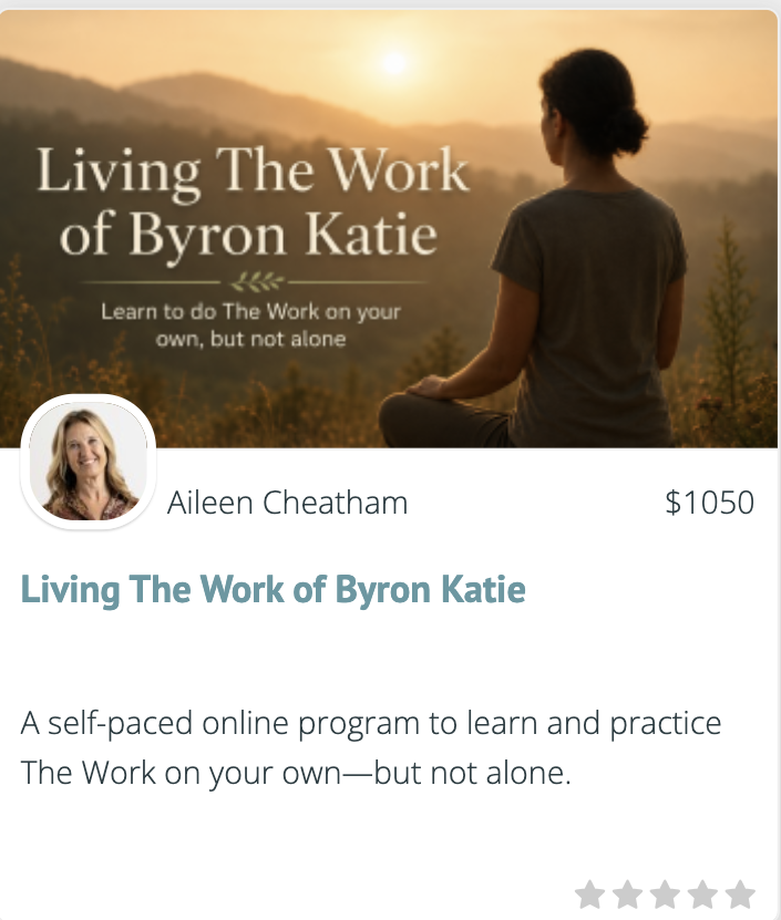 Course Chip for Living The Work of Byron Katie - A self-guided, self-paced online course