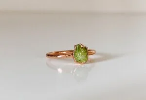 Peridot Stacking Ring
