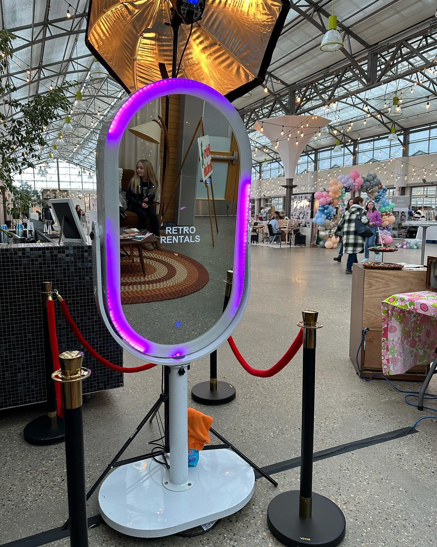 ✨ Now Available - PHOTO BOOTHS! ✨

We thrilled to announce that we now offer 3 different styles of photo booths! 360&deg; video booth, D-Pro &amp; the Magic Mirror (as pictured above). 

More details on our website - or reach out via DM! 💌