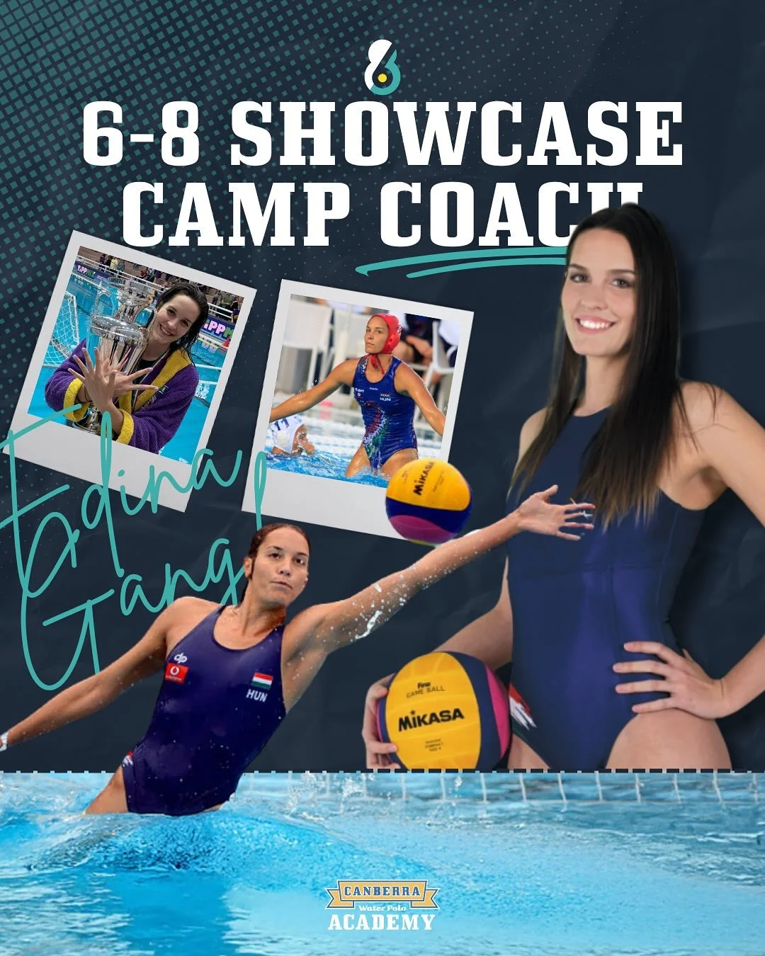👋 Welcome Specialist Goalie Coach Edina! 🧤🌍

We are happy to announce we&rsquo;ve secured the services of Hungarian water polo legend Edina Gangl as the specialist goalie coach for the @68sports College Showcase and Water Polo Camps this December!