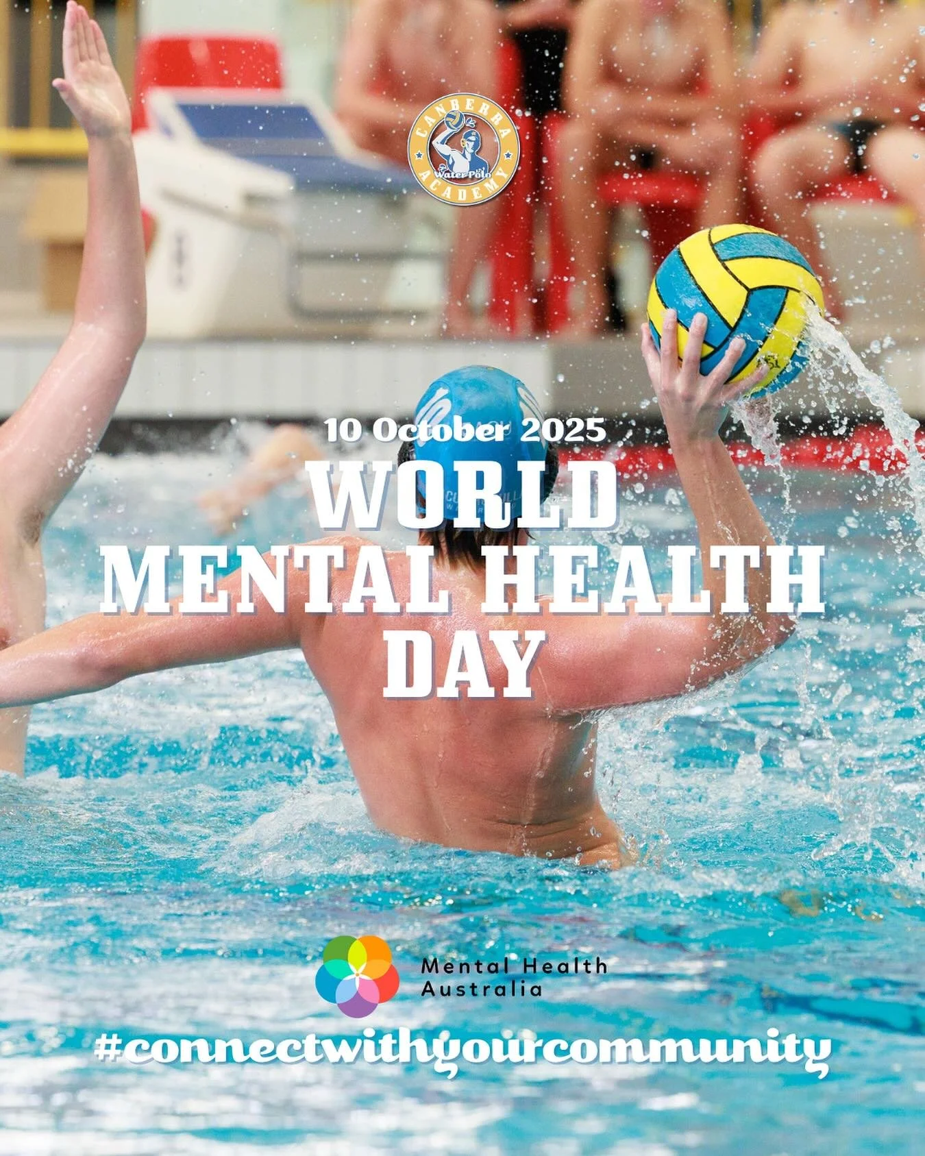 World Mental Health Day 🌍
10 October 2025 💙

This year, we&rsquo;re joining @aumentalhealth in encouraging everyone to connect with your community.

Feeling connected helps us feel supported and cared for - both in and out of the pool 🤽&zwj;♀️🤽&z