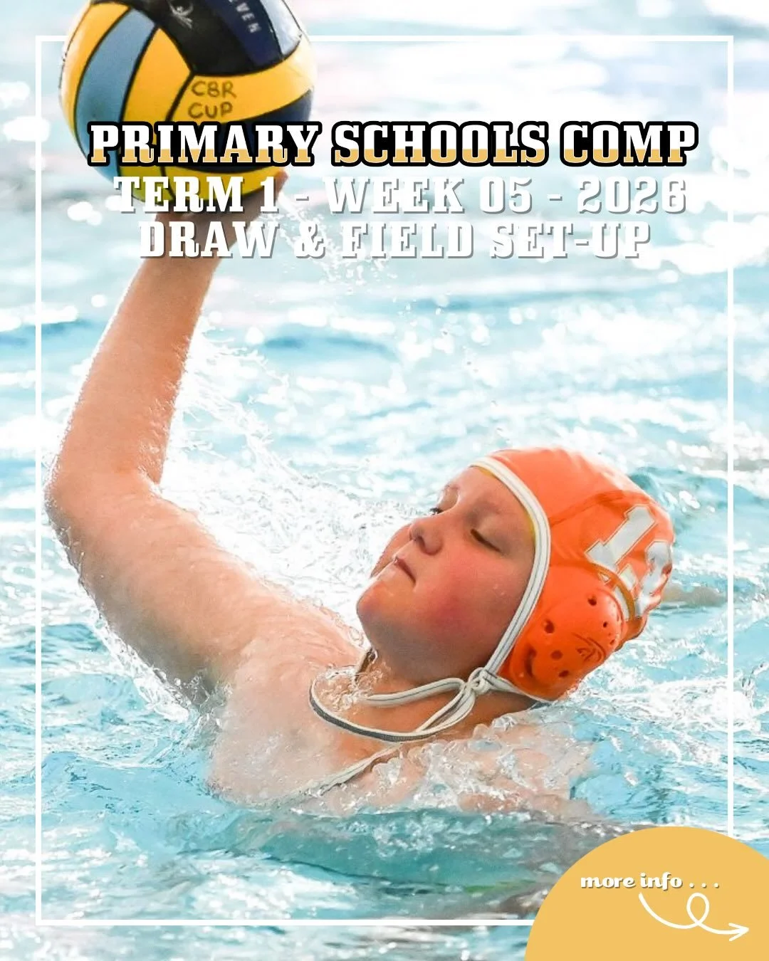 Week 5️⃣ of the CWPA Primary Schools Comp! 🤽&zwj;♀️📚🤽&zwj;♂️

We&rsquo;re back at CISAC tonight for Round 5️⃣ of the CWPA Primary Canberra Schools Comp! Swipe through to check out this week&rsquo;s draw ➡️

Due to the WPACT Club Championships in W