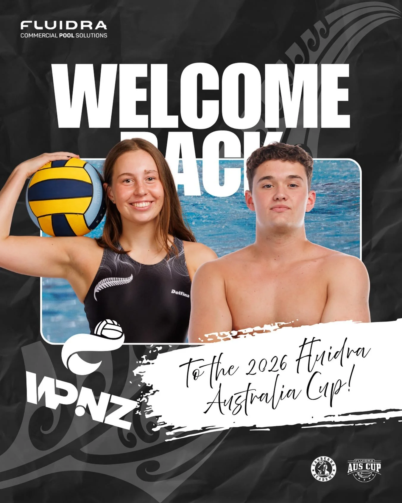 WELCOME BACK NEW ZEALAND 🇳🇿🏆🤽&zwj;♂️🤽&zwj;♀️

We&rsquo;re excited to confirm that the @waterpolonz U20 teams will be returning to the 2026 @fluidracommercialanz Australia Cup in Canberra.

The U20 Men&rsquo;s team will be competing for the 3rd c