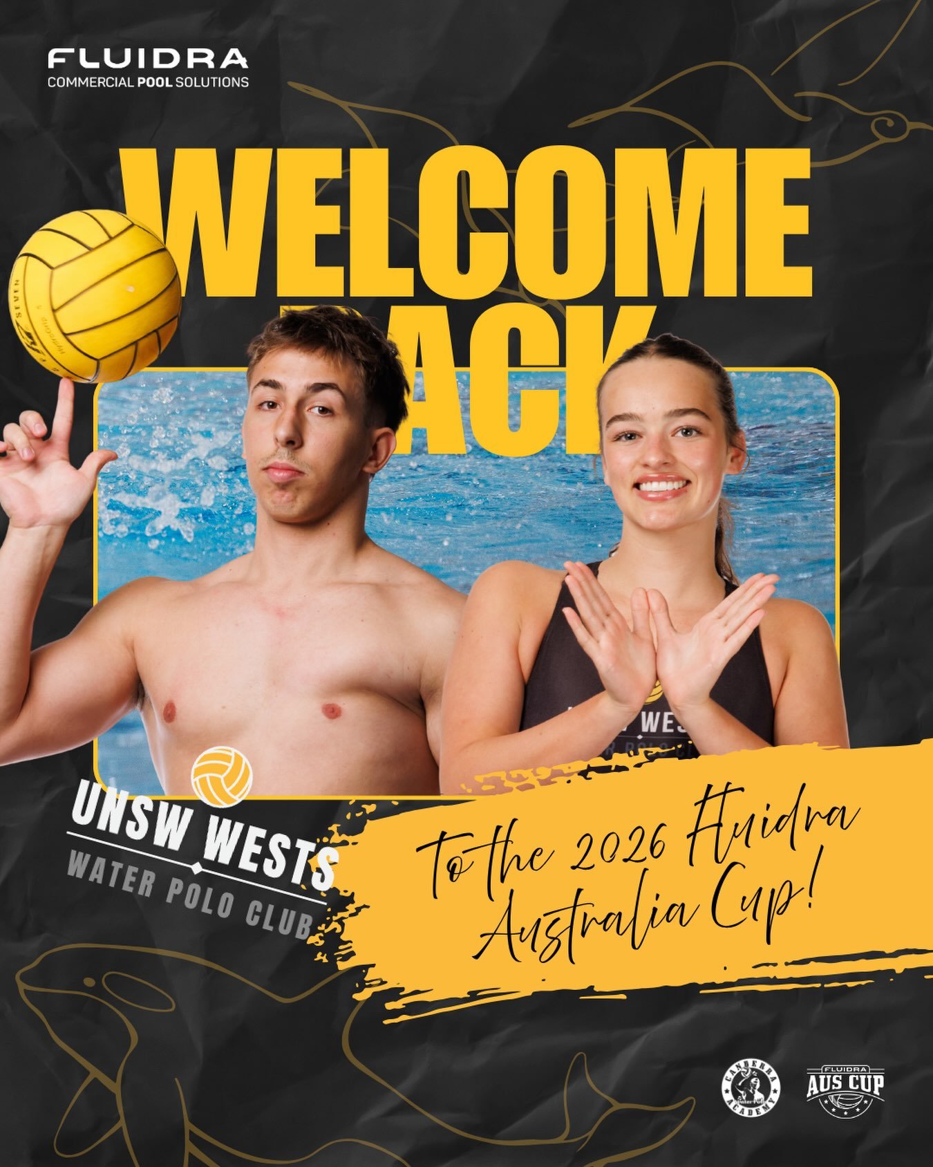 WELCOME BACK UNSW WESTS 🏆🤽&zwj;♂️🤽&zwj;♀️

We&rsquo;re excited to welcome @unswwestswp back to the 2026 @fluidracommercialanz Australia Cup with both their men&rsquo;s and women&rsquo;s teams!

After making their Australia Cup debut in 2025, the U