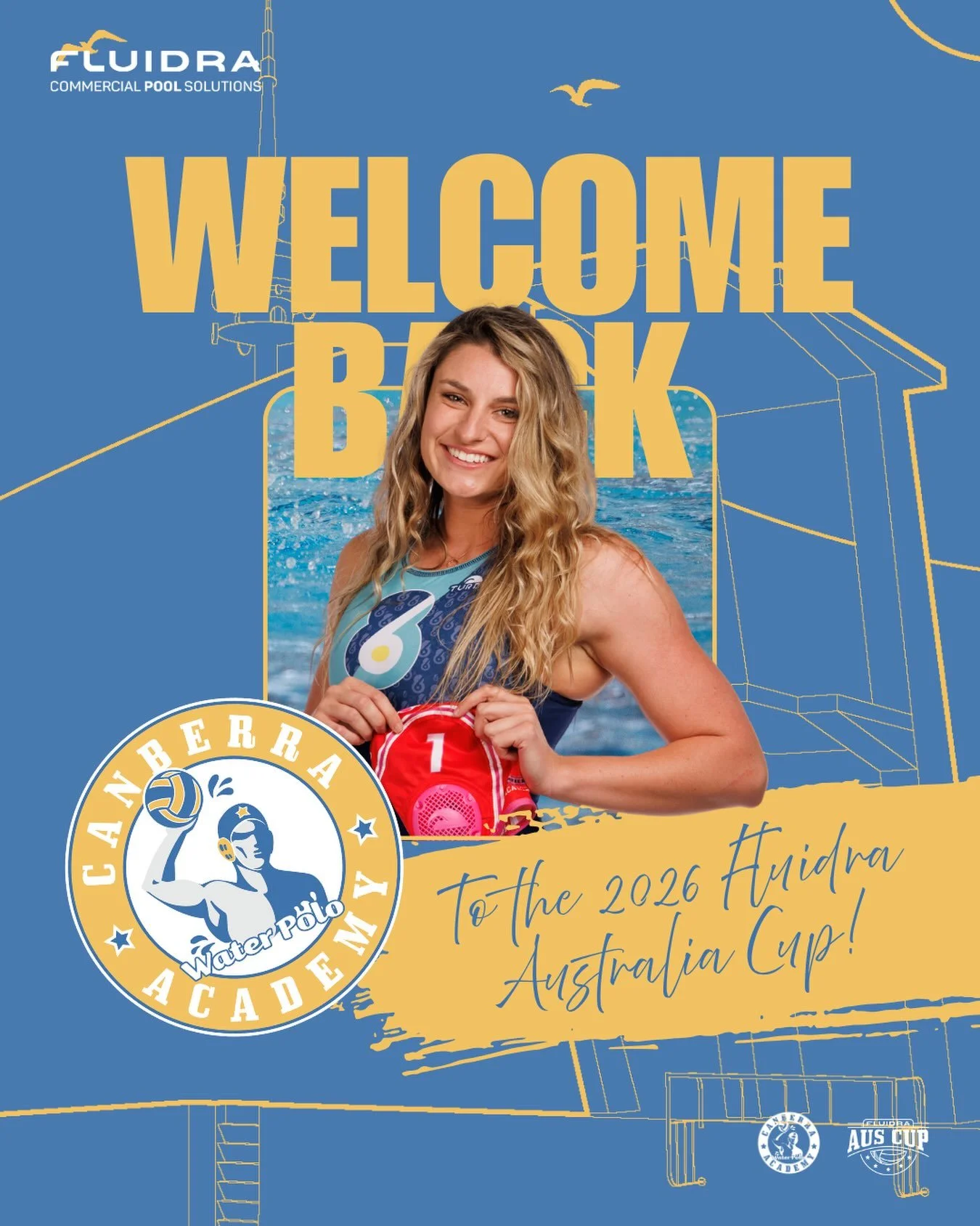 WELCOME BACK CWPA 💙🏆🤽&zwj;♀️

We&rsquo;re excited to confirm that the CWPA Women&rsquo;s Team will be returning for the 2026 @fluidracommercialanz Australia Cup!

This will be the Canberra side&rsquo;s third consecutive Australia Cup, after compet