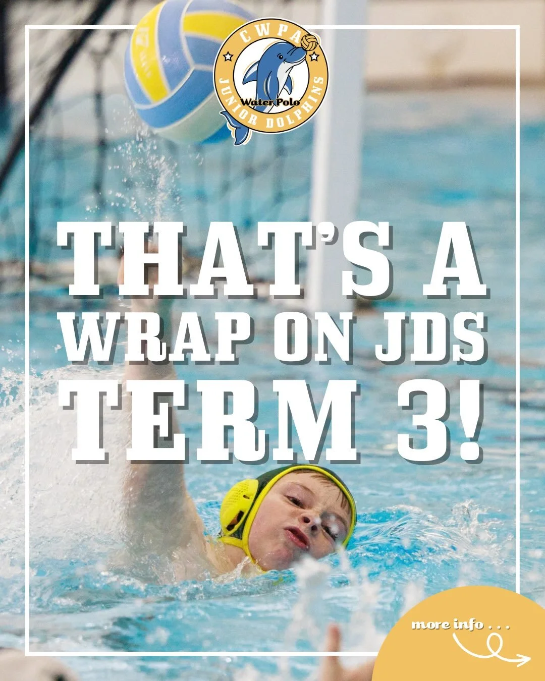 THAT&rsquo;S A WRAP ON TERM 3! 🤽&zwj;♂️🤽&zwj;♀️

That&rsquo;s Term 3 done for Junior Dolphins! It&rsquo;s been another great term, with plenty of development across the program and a number of our athletes taking the next step into club water polo.