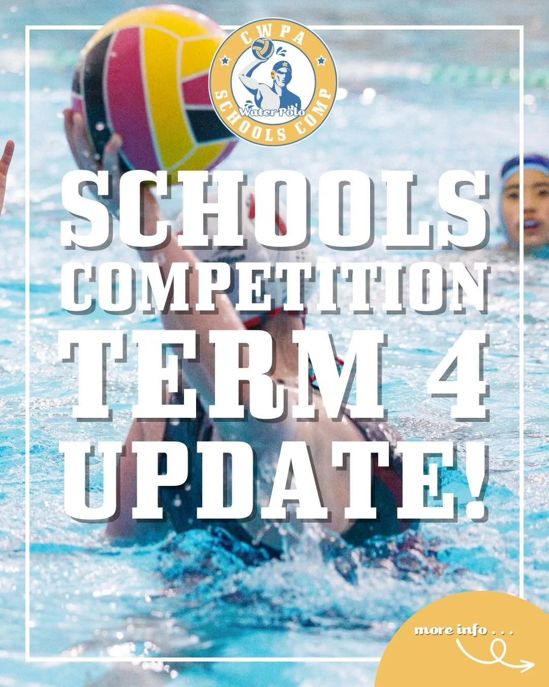 TERM 4 PRIMARY CANBERRA SCHOOLS COMP 🤽&zwj;♂️🏫

We&rsquo;ve had an unbelievable response to the Term 4 Primary Canberra Schools Competition, with 29 teams now entered! 🔥

To give every team plenty of time in the pool, we&rsquo;ll be running an ext