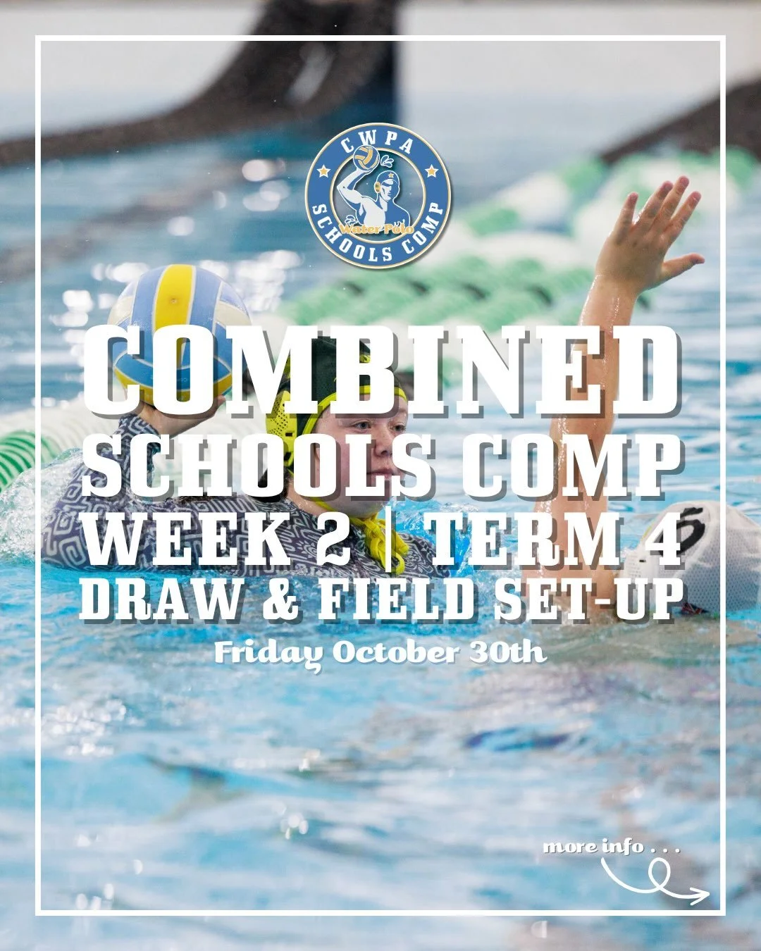 WEEK 2️⃣ | CANBERRA SCHOOLS COMP 🤽&zwj;♂️🏫

We&rsquo;re back at CISAC this Friday for Week 2 of the Term 4 Canberra Schools Competition! 💪

After a great opening round last week, we&rsquo;re looking forward to another big night of school water pol