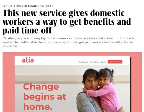 Fast Company: New service for domestic workers