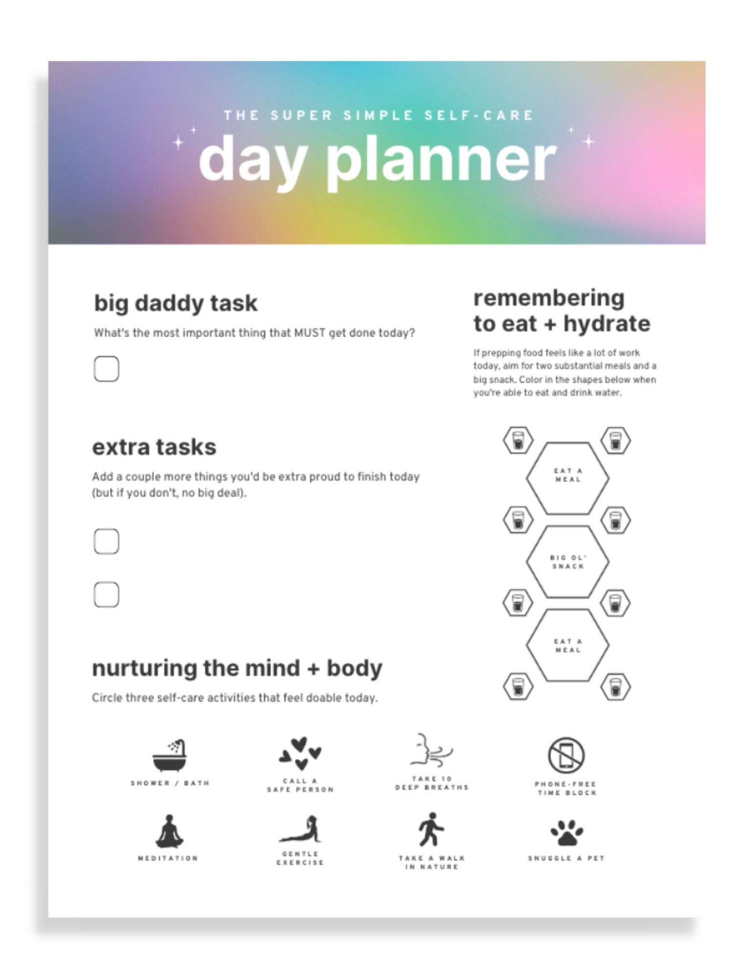 Day Planner The Centered Life Co