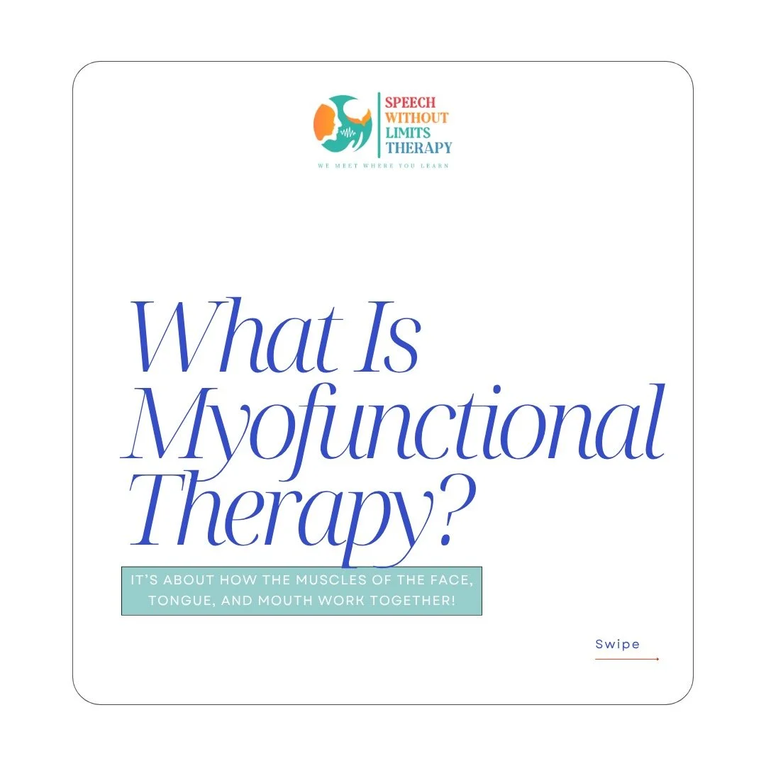 ✨ It&rsquo;s Myofunctional Monday! ✨
Did you know the way the tongue, lips, and facial muscles work together can impact breathing, speech, dental growth, and even sleep quality?
💪 Orofacial Myofunctional Therapy focuses on retraining these muscles t