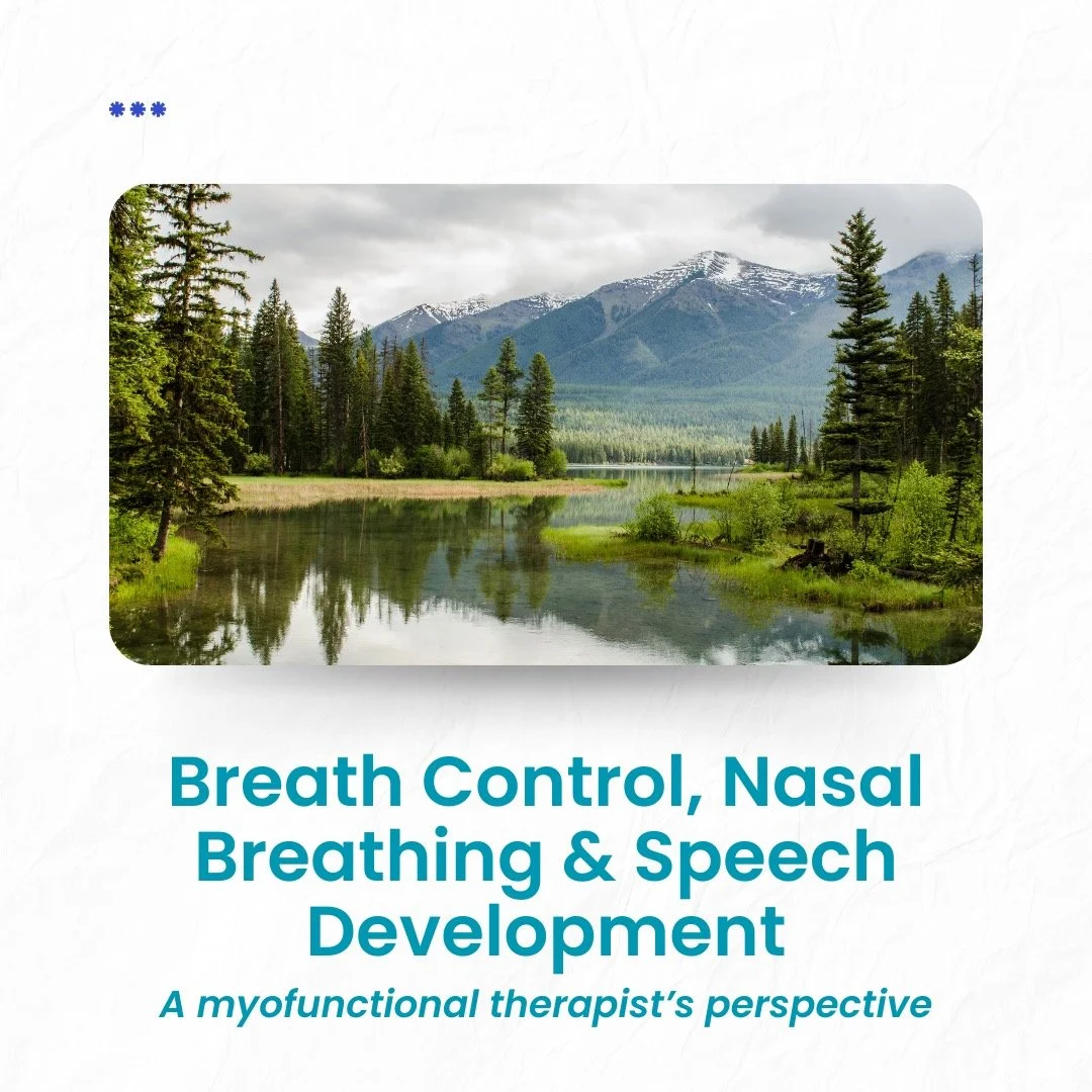 ✨ Breath control, nasal breathing, and speech development are more connected than most families realize.
As a myofunctional therapist, I look at the whole picture&mdash;how your child breathes, how their muscles work together, and how these patterns 