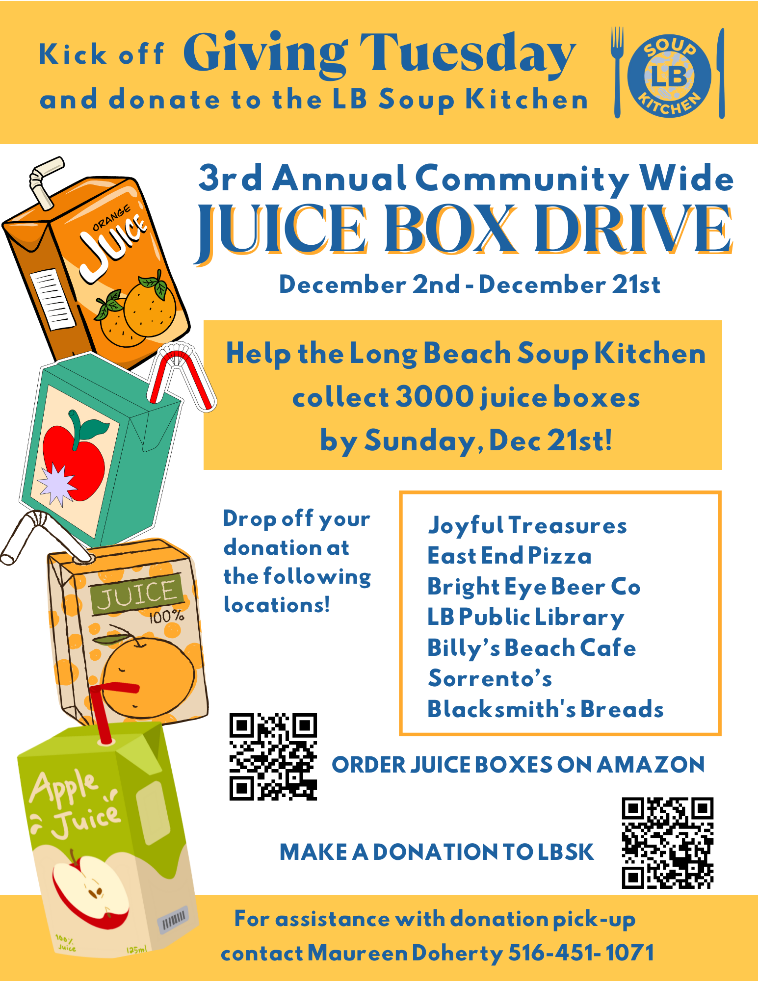 Third Annual Juice Box Drive