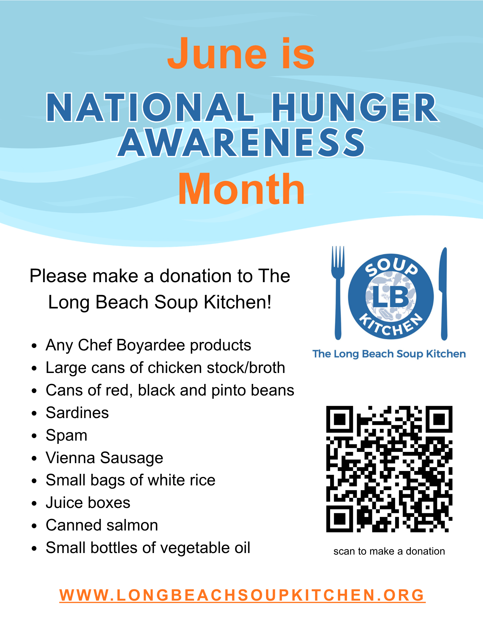 June is National Hunger Awareness Month!