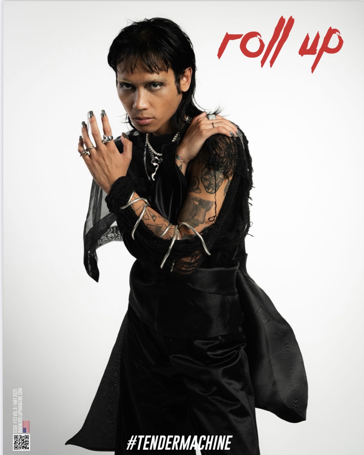 Cover of Roll Up Magazine ft @thefellahadid