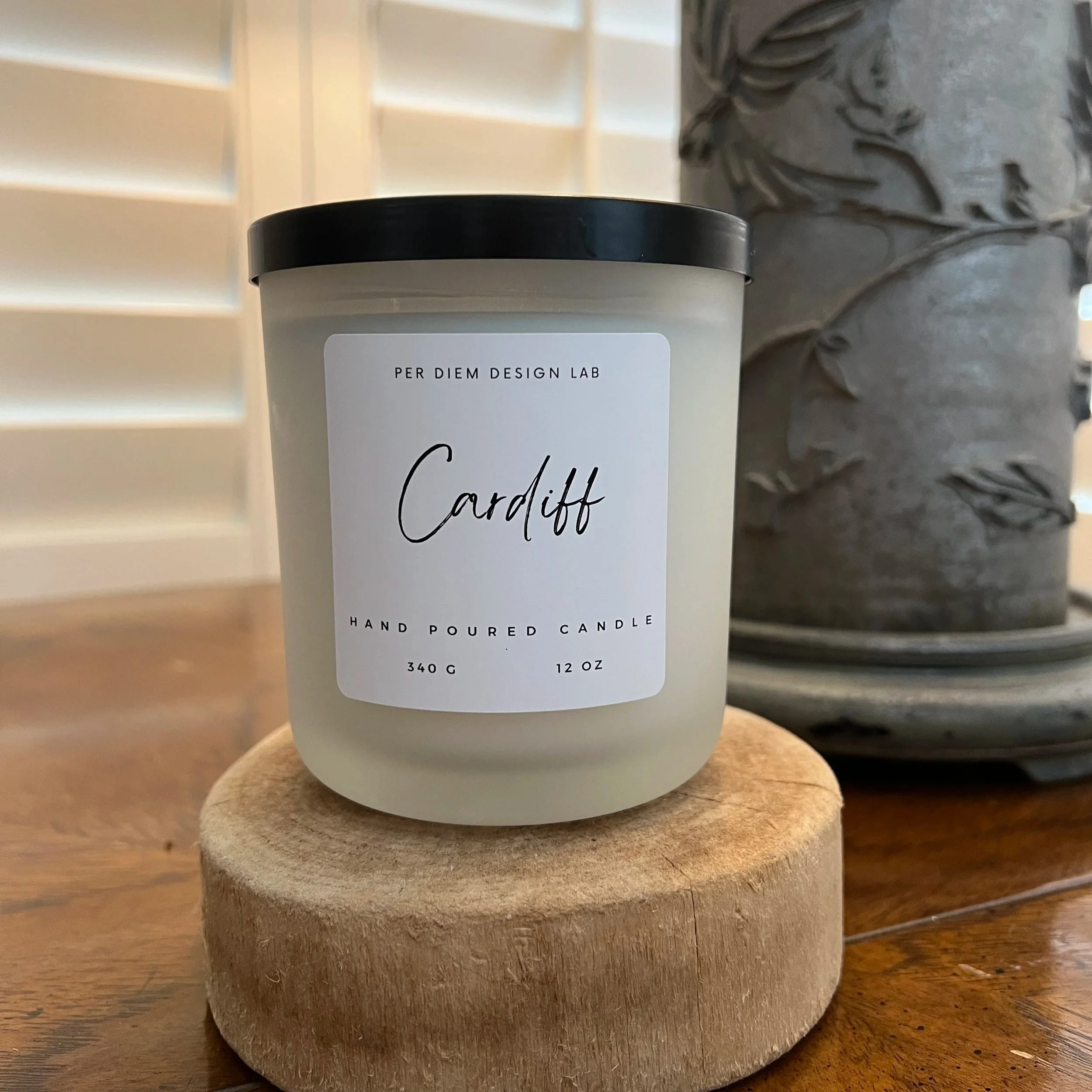 Cardiff by the Sea Natural Candle | Coconut Beeswax Blend with Ocean Mist & Agave