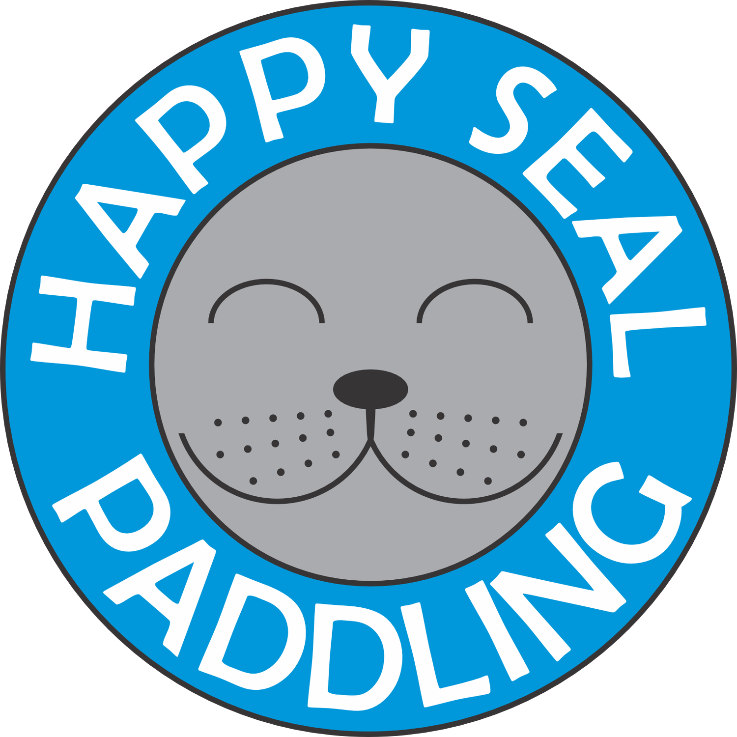 Happy Seal Paddling